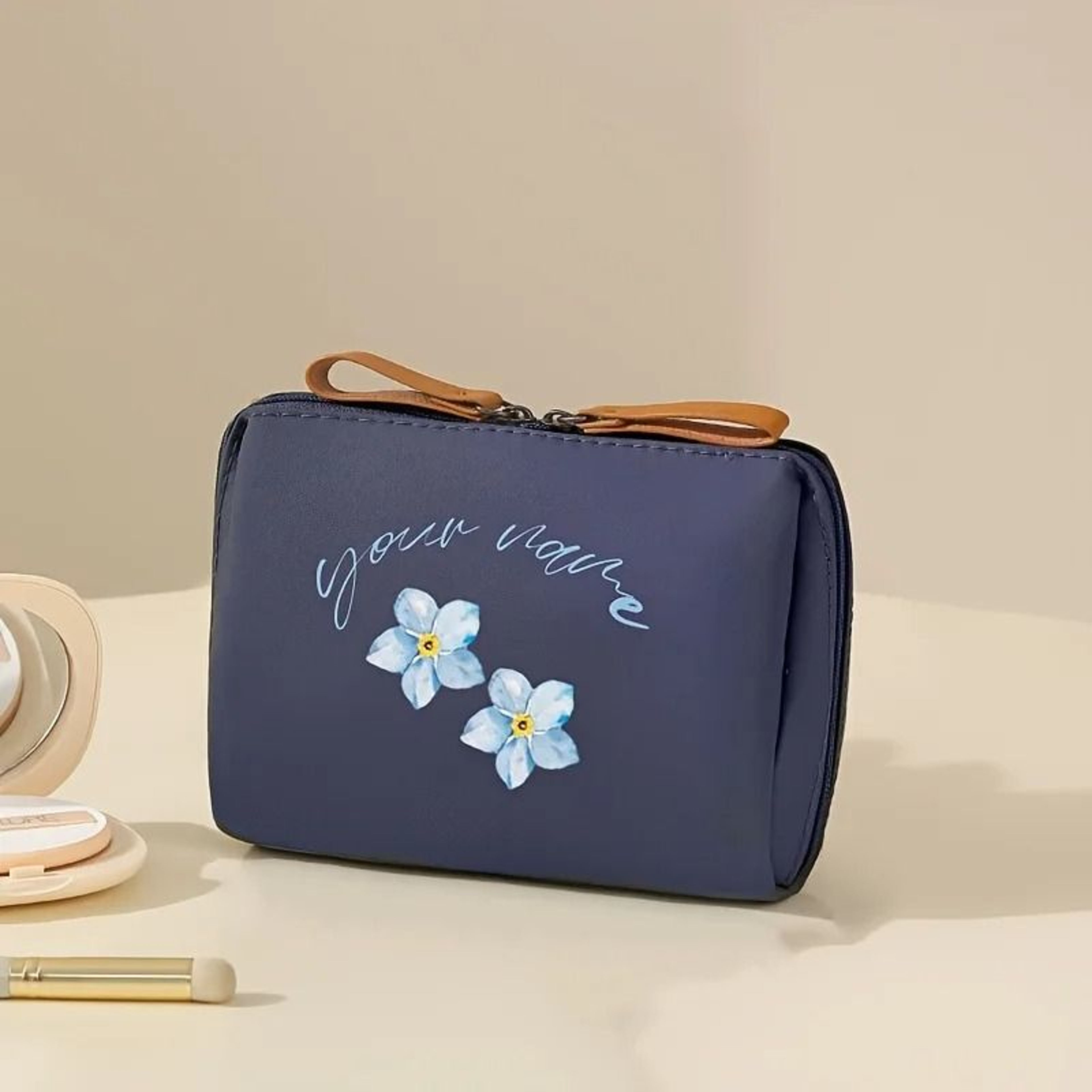 Waterproof Korean Style Makeup Bag For Organized Everyday Travel Beauty Essentials 8