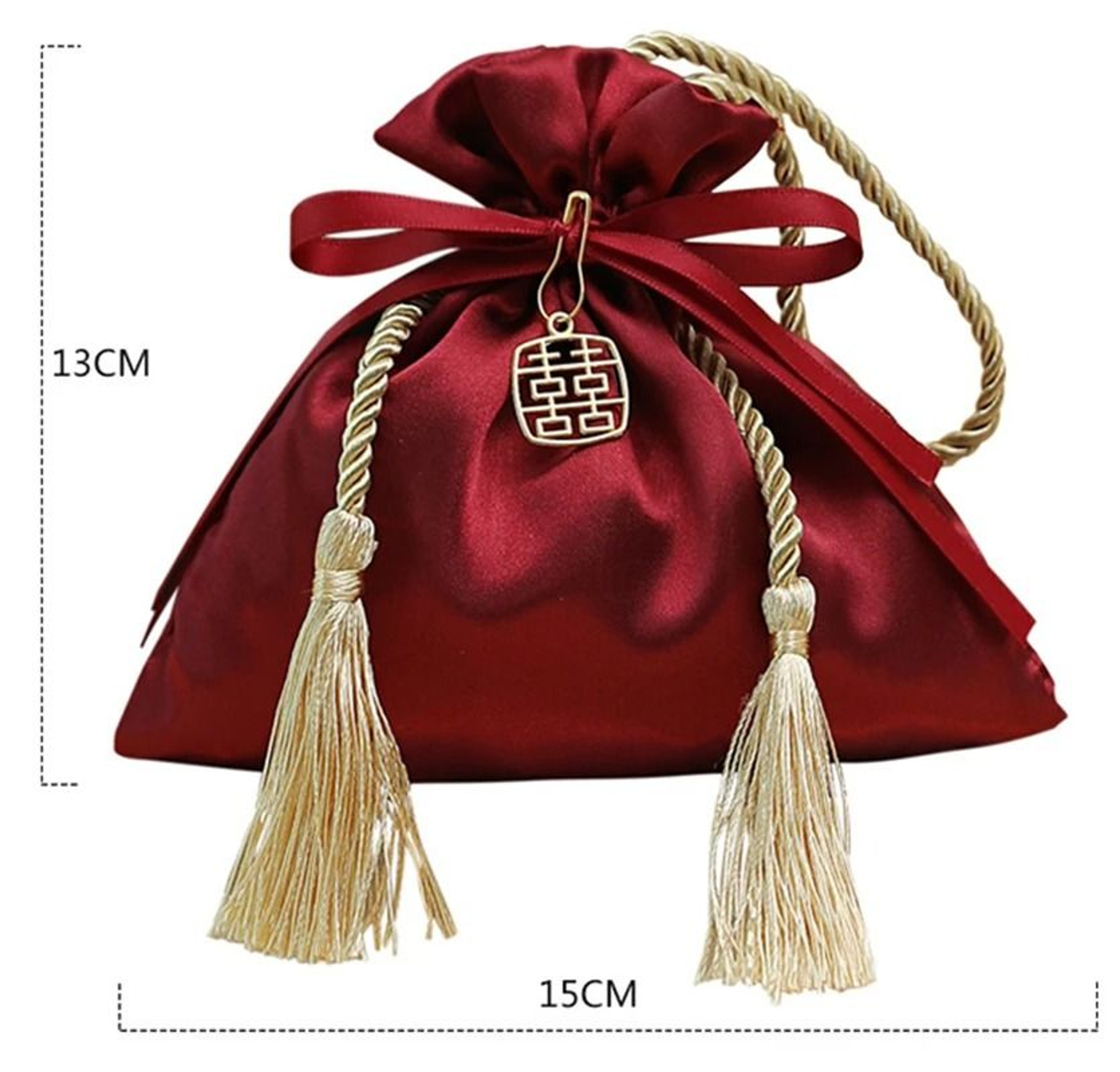 Velvet Pearl Drawstring Jewelry Gift Pouch For Elegant Wedding Party Packaging 1