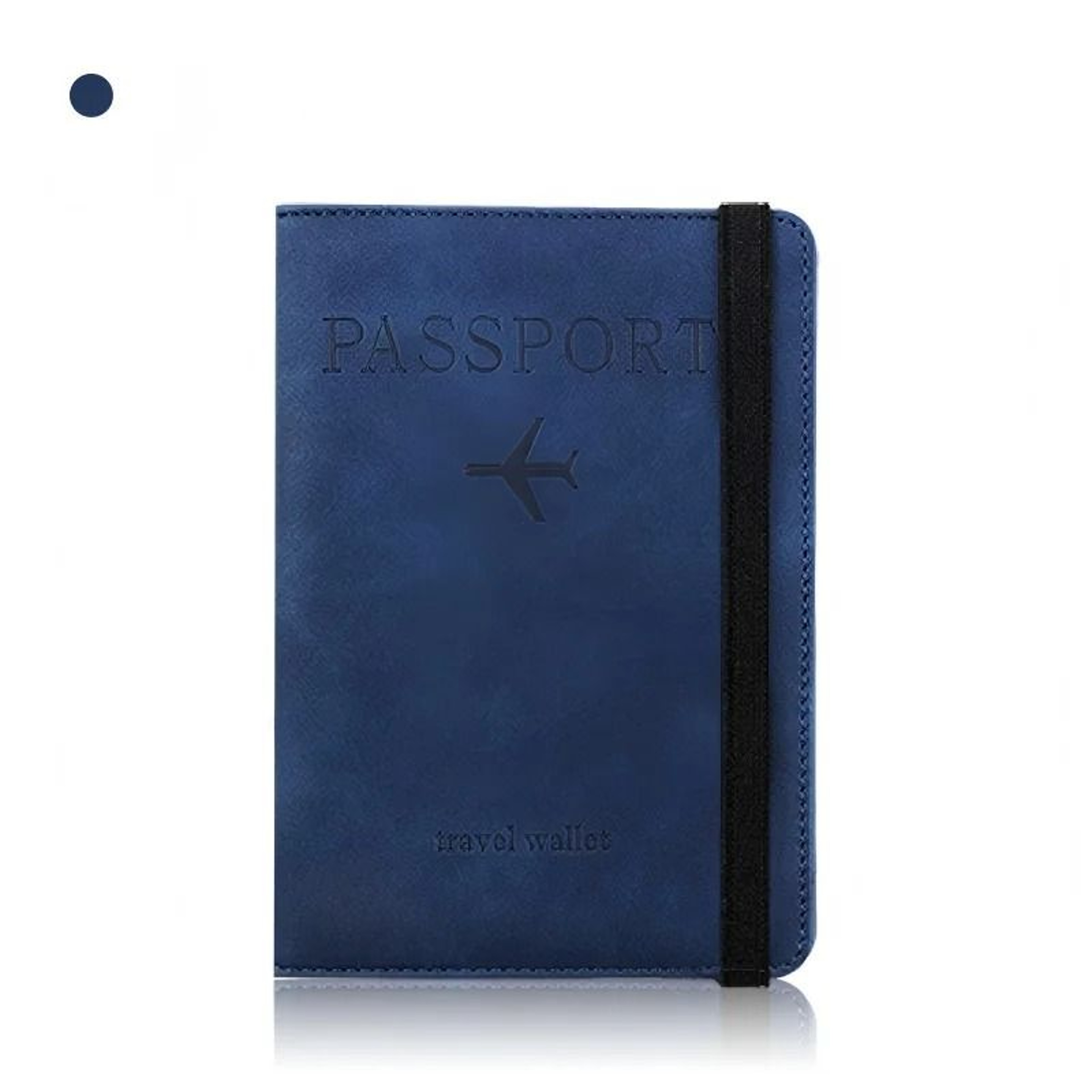 Organized PU Leather Passport Wallet With Card Storage For Business Travel 4