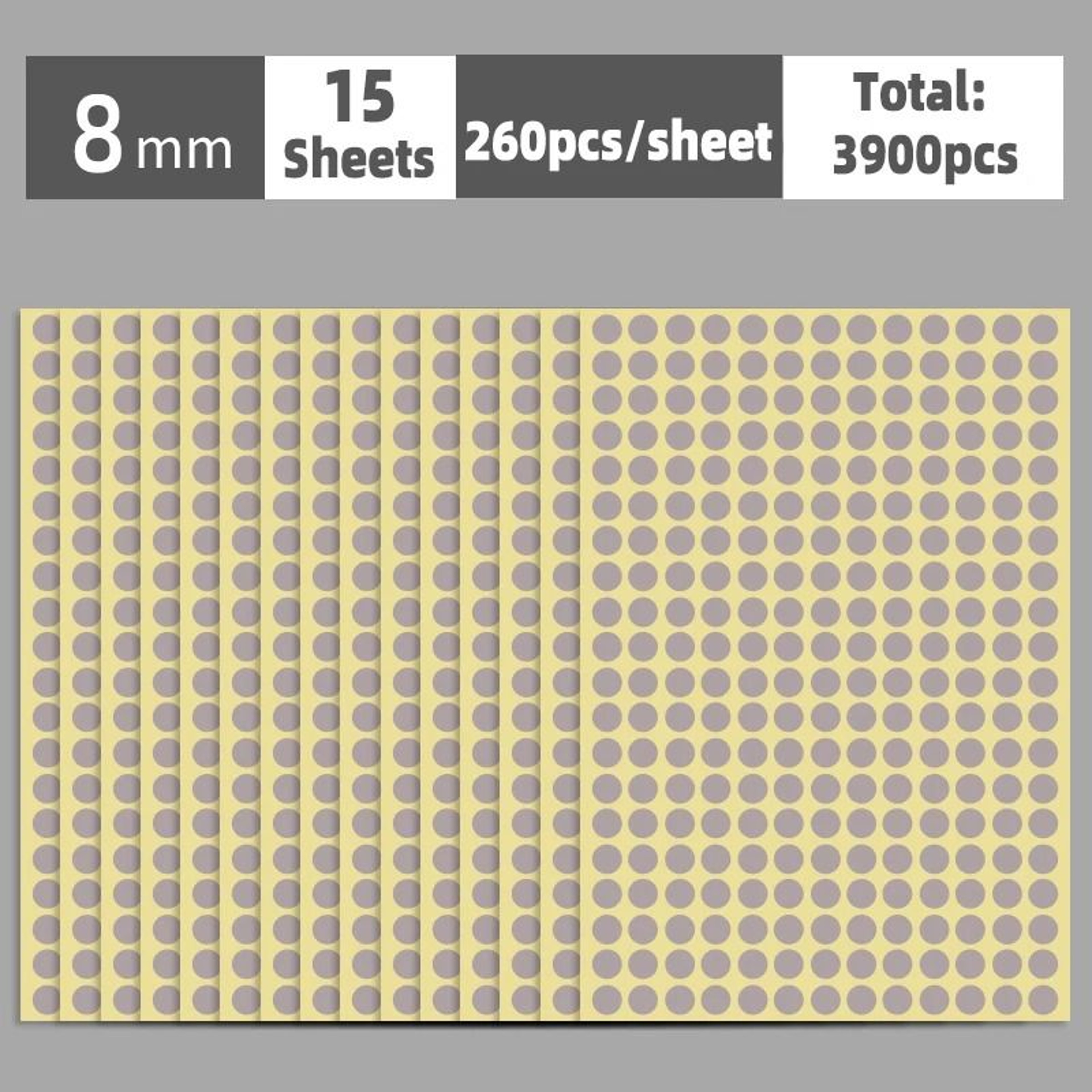 Multi Color Self Adhesive Round Dot Stickers For Labels Crafts Packaging 1