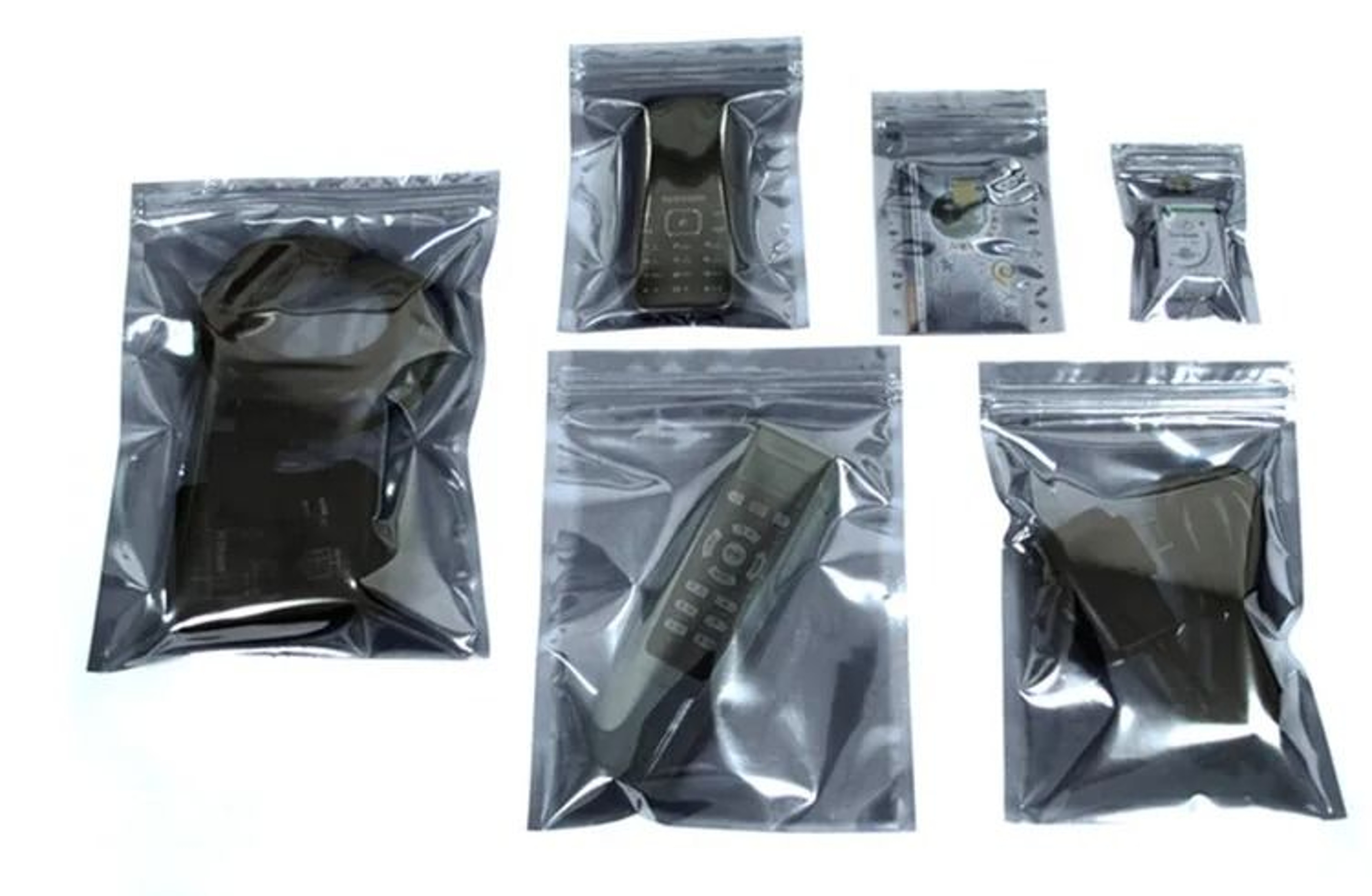 Resealable Anti Static Shielding Bags Protect Electronics During Storage Transport Safely 1