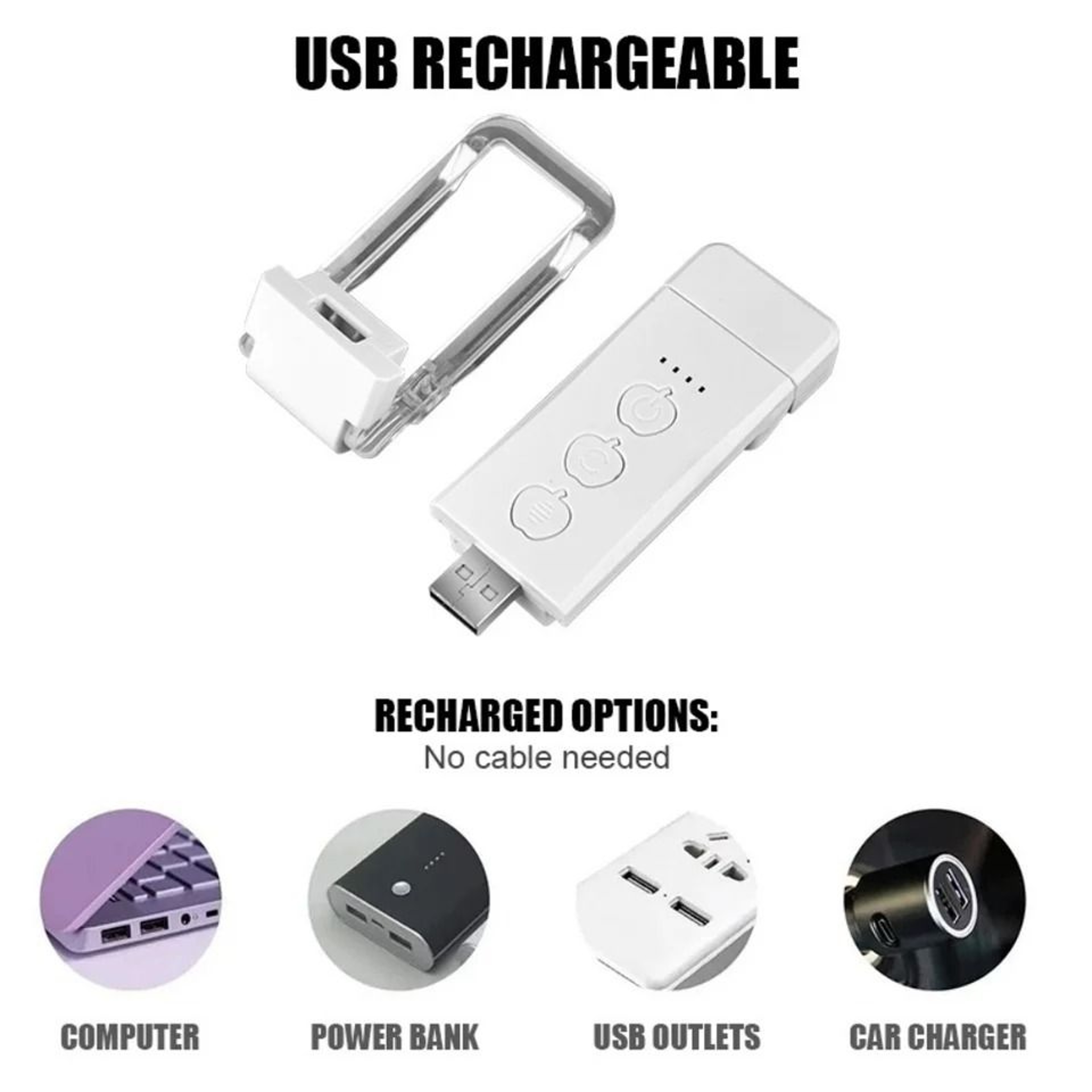 USB Rechargeable Clip On Book Light For Comfortable Night Reading Sessions 9