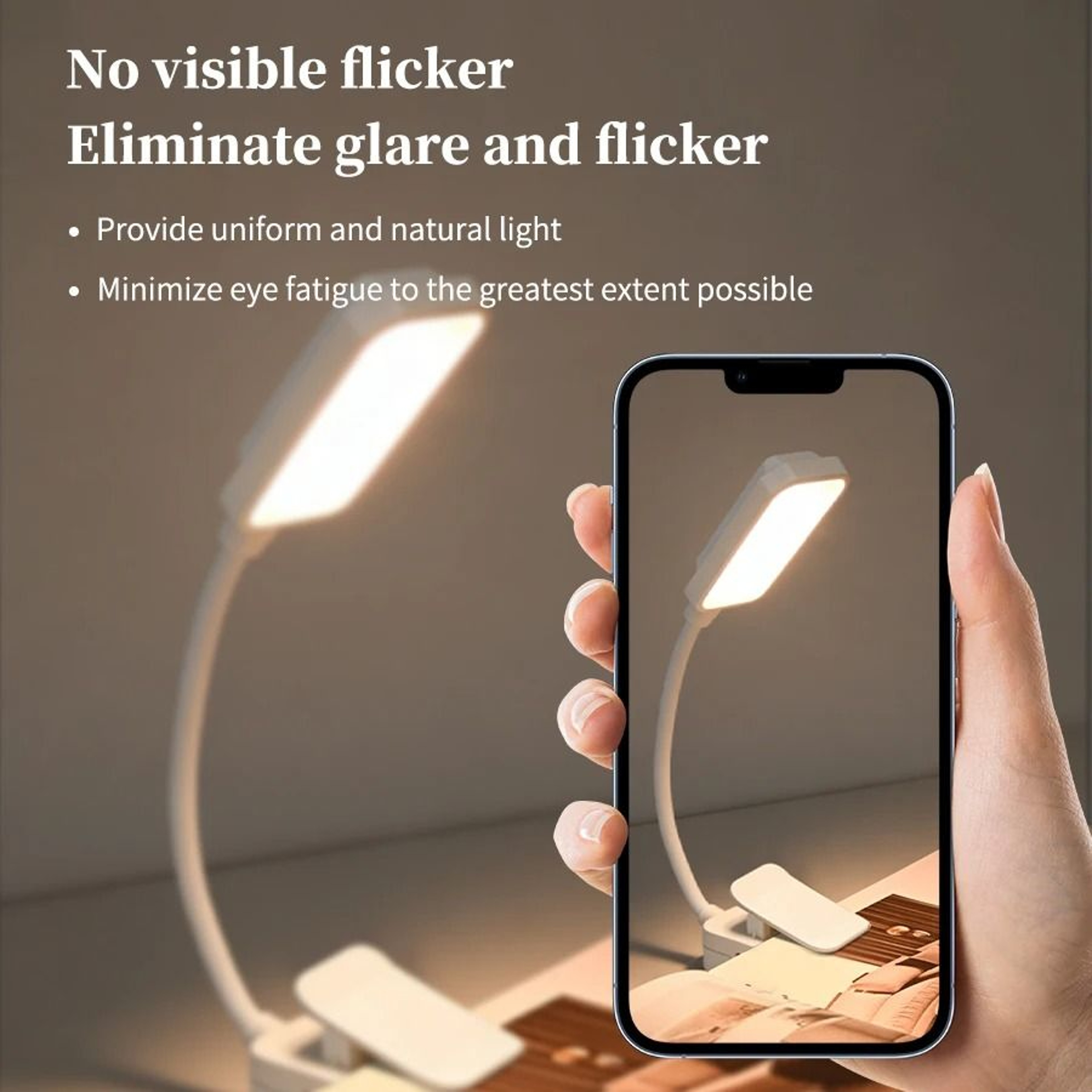 Mini Rechargeable Clip On Book Light With Three Reading Modes Anywhere 6