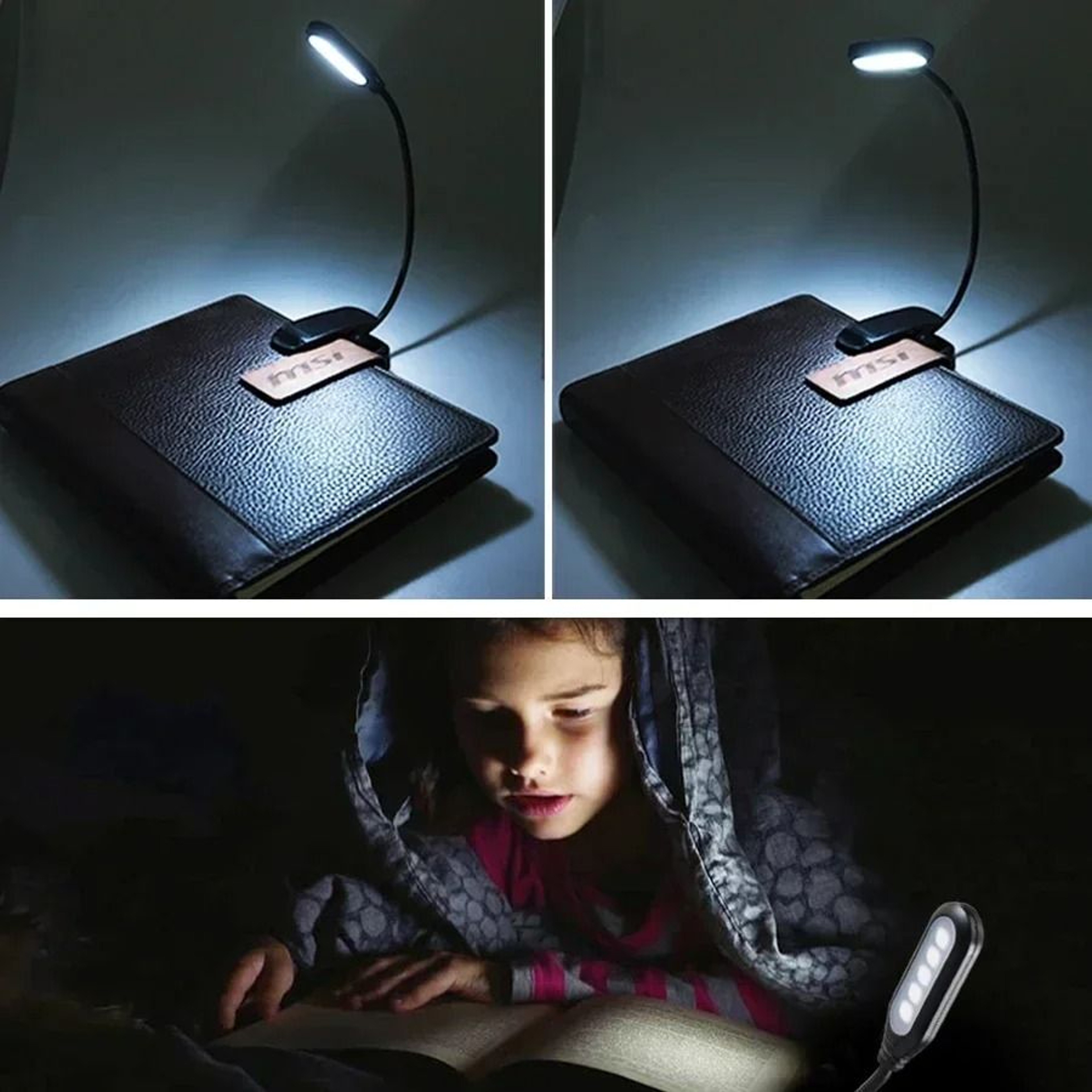 Mini Battery Powered Clip On Reading Light For Study And Travel 3