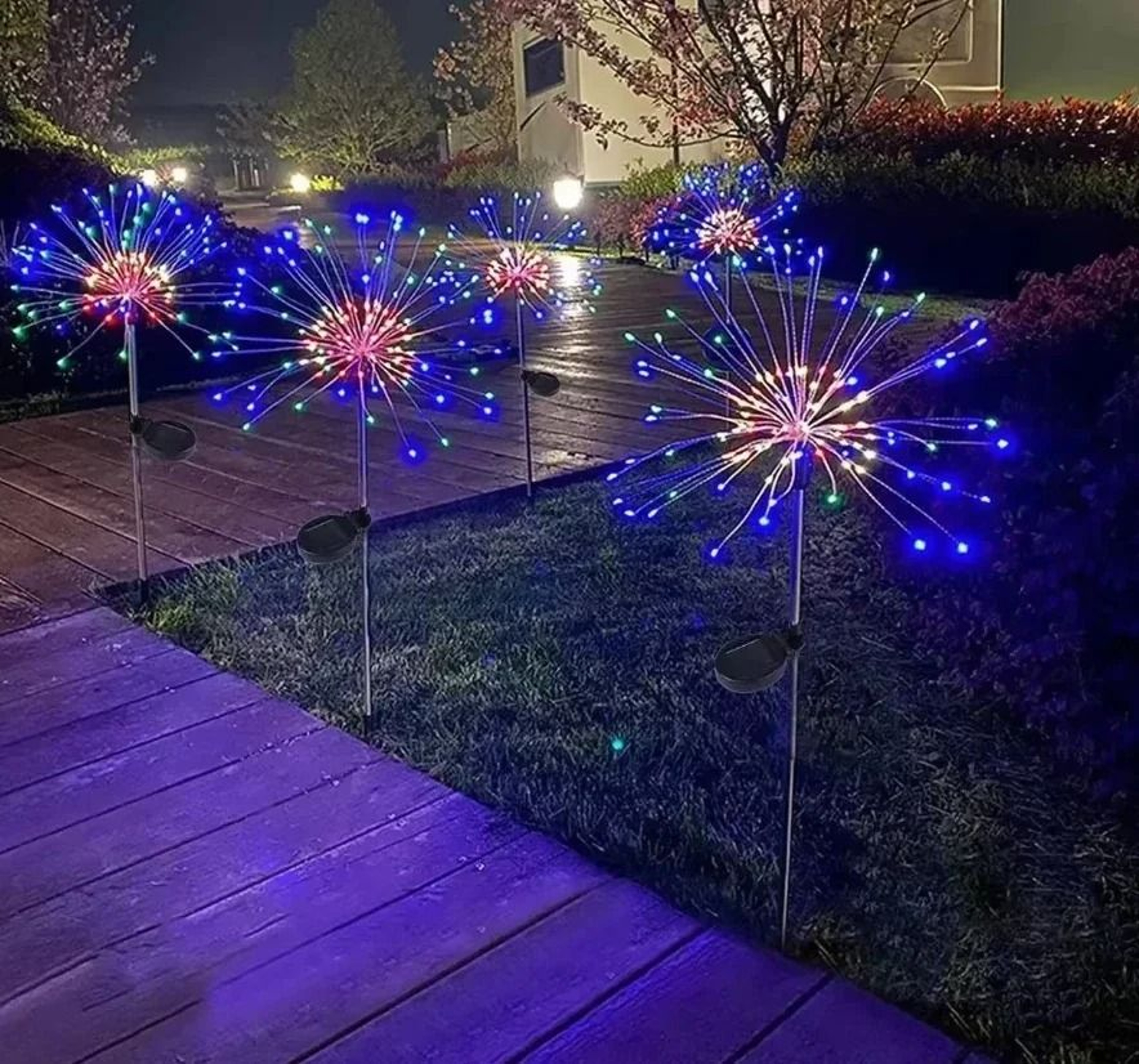 Solar Firework Garden Lights With 200 LEDs For Magical Outdoor Decor 1