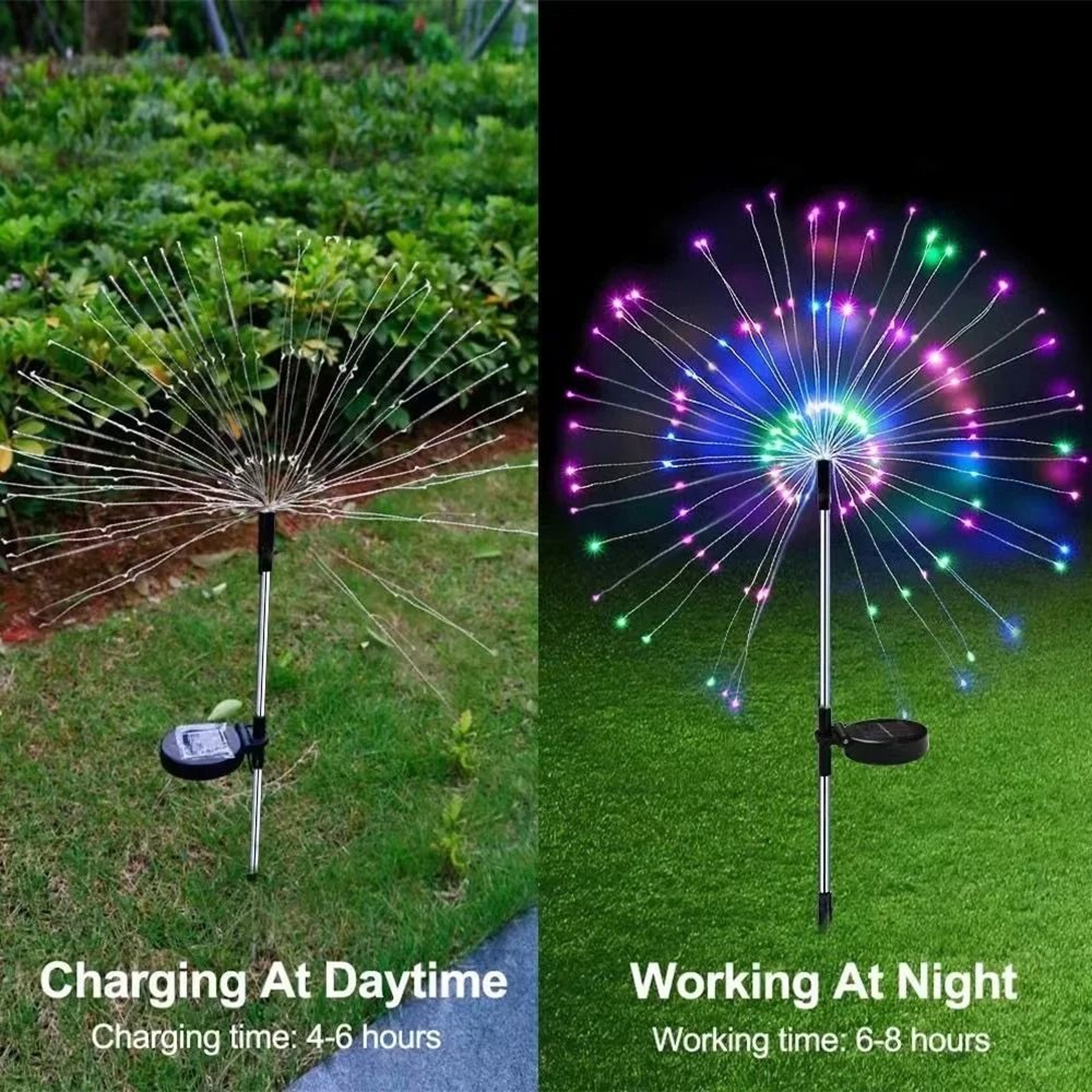 Solar Firework Garden Lights With 200 LEDs For Magical Outdoor Decor 4