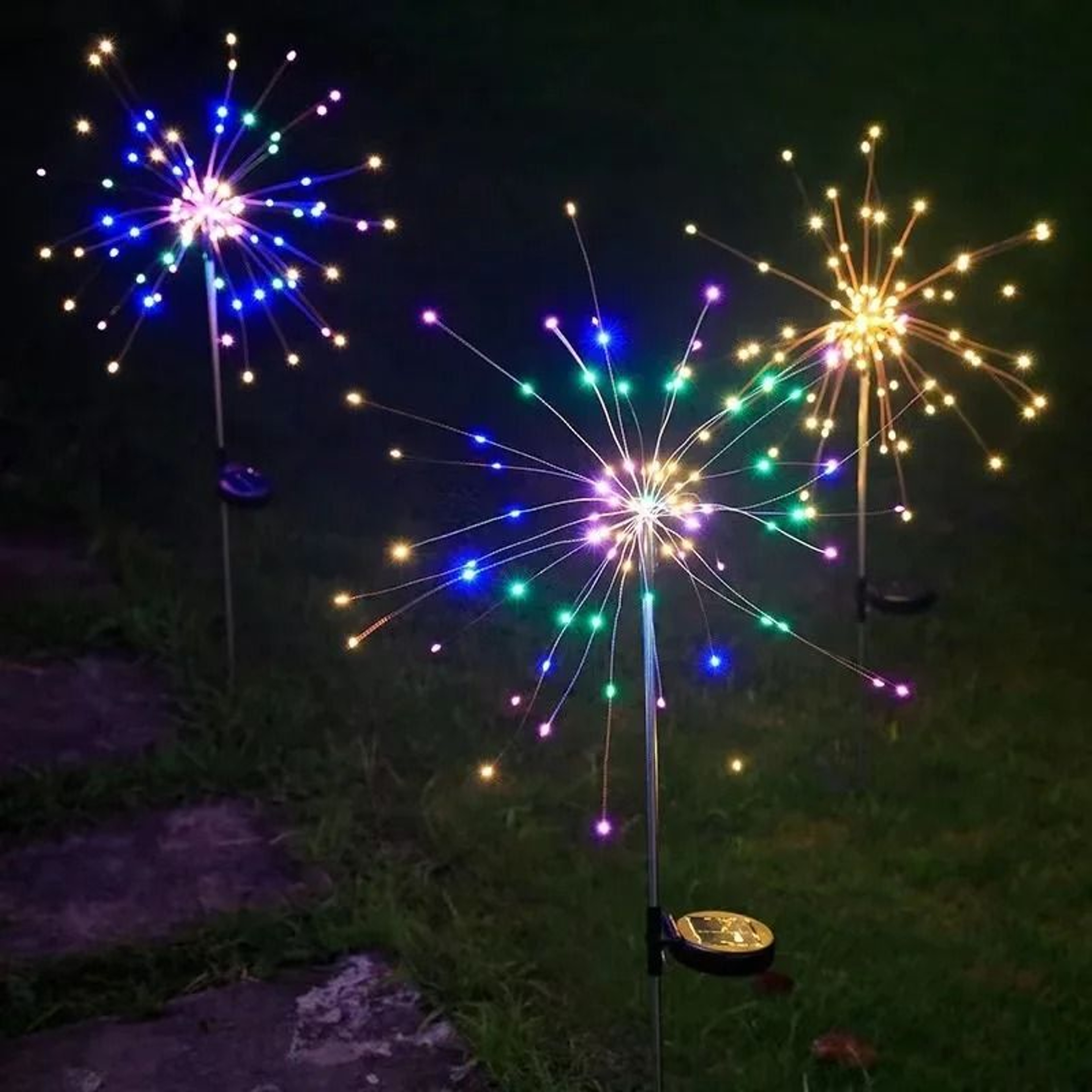 Solar Firework Garden Lights With 200 LEDs For Magical Outdoor Decor 5