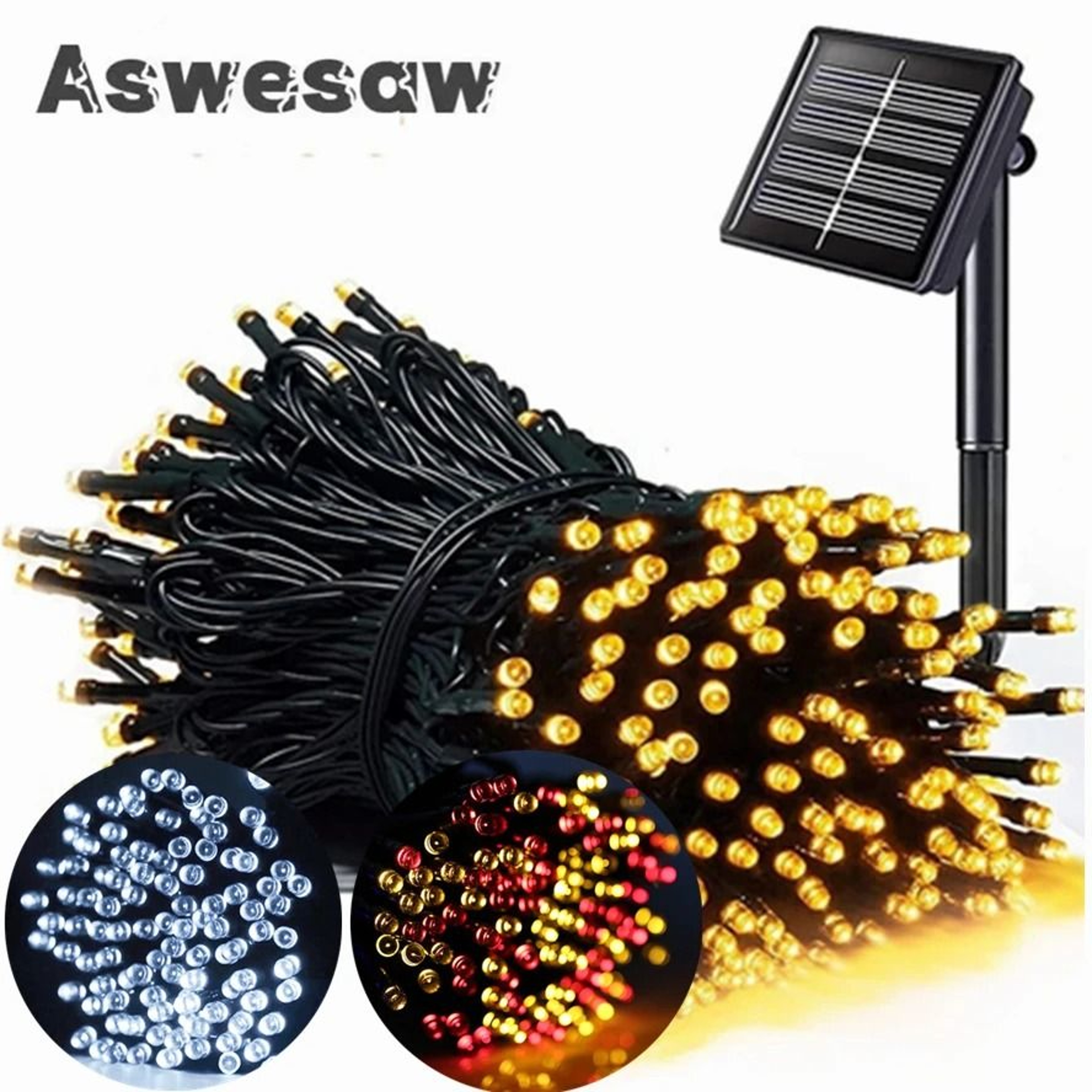 Solar Powered Waterproof Fairy String Lights For Magical Outdoor Holiday Decor 9