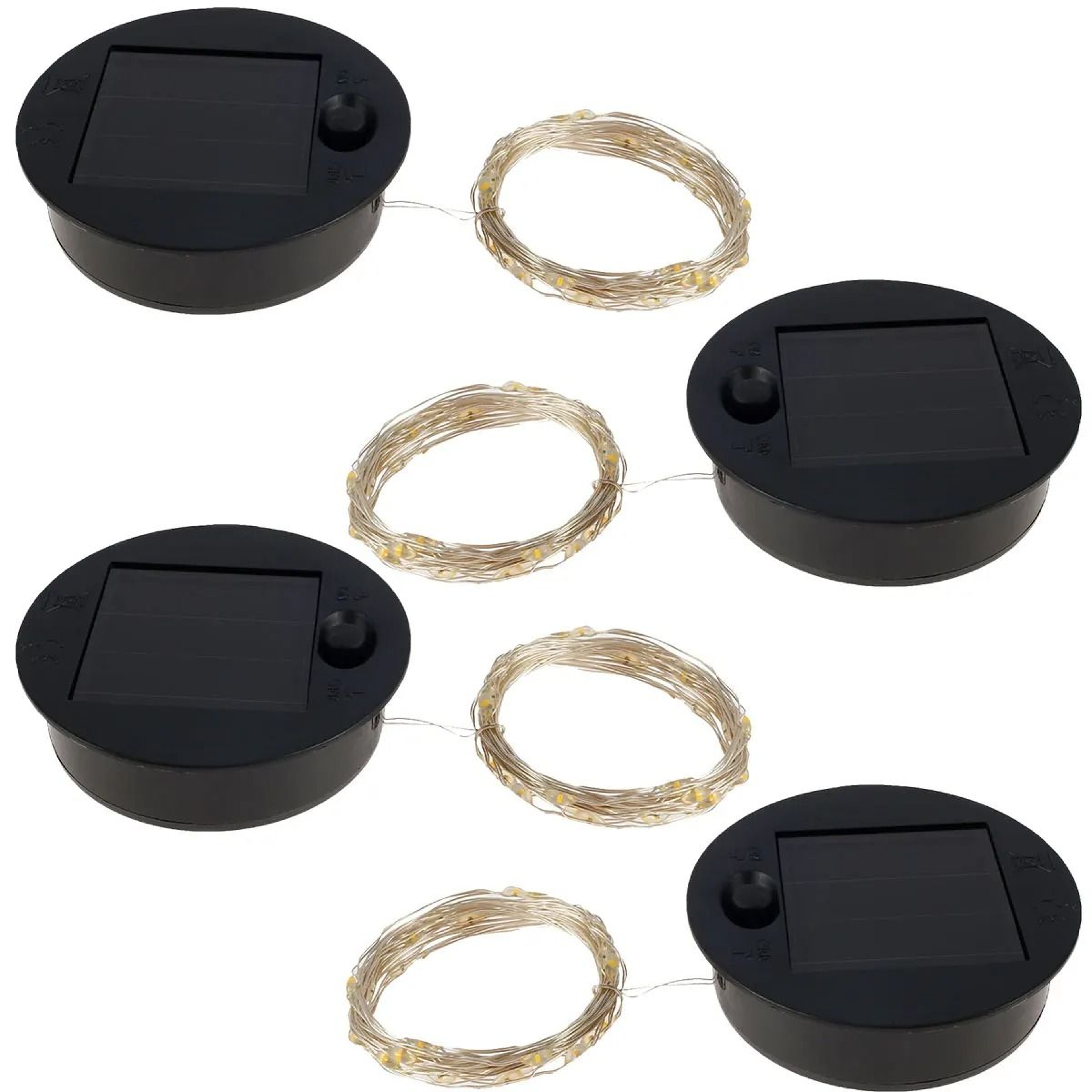 Solar Lantern Replacement Lid With 30 LED String Lights Outdoor Decor 1