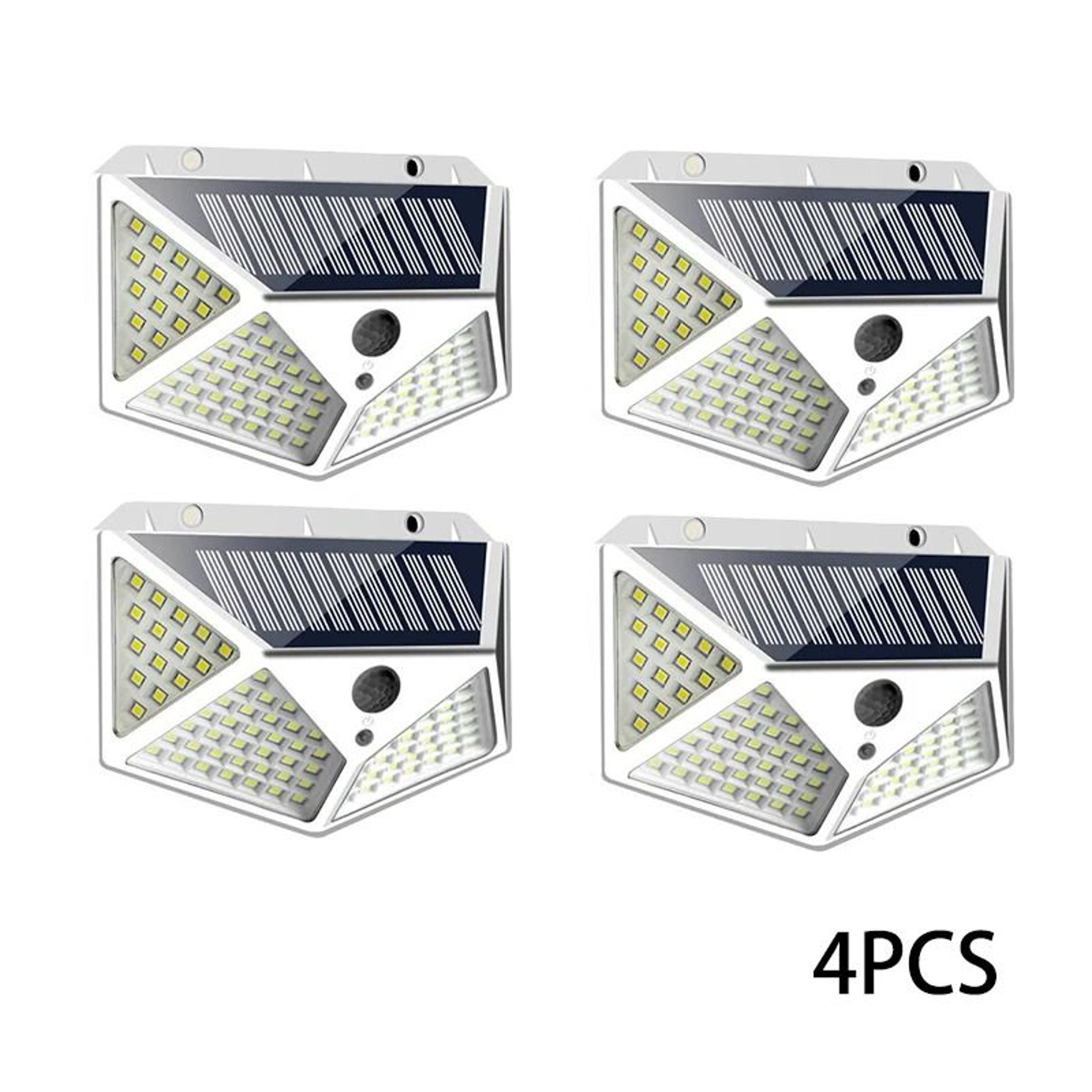 Solar Motion Sensor Wall Lights With 100 LEDs For Outdoor Security 3