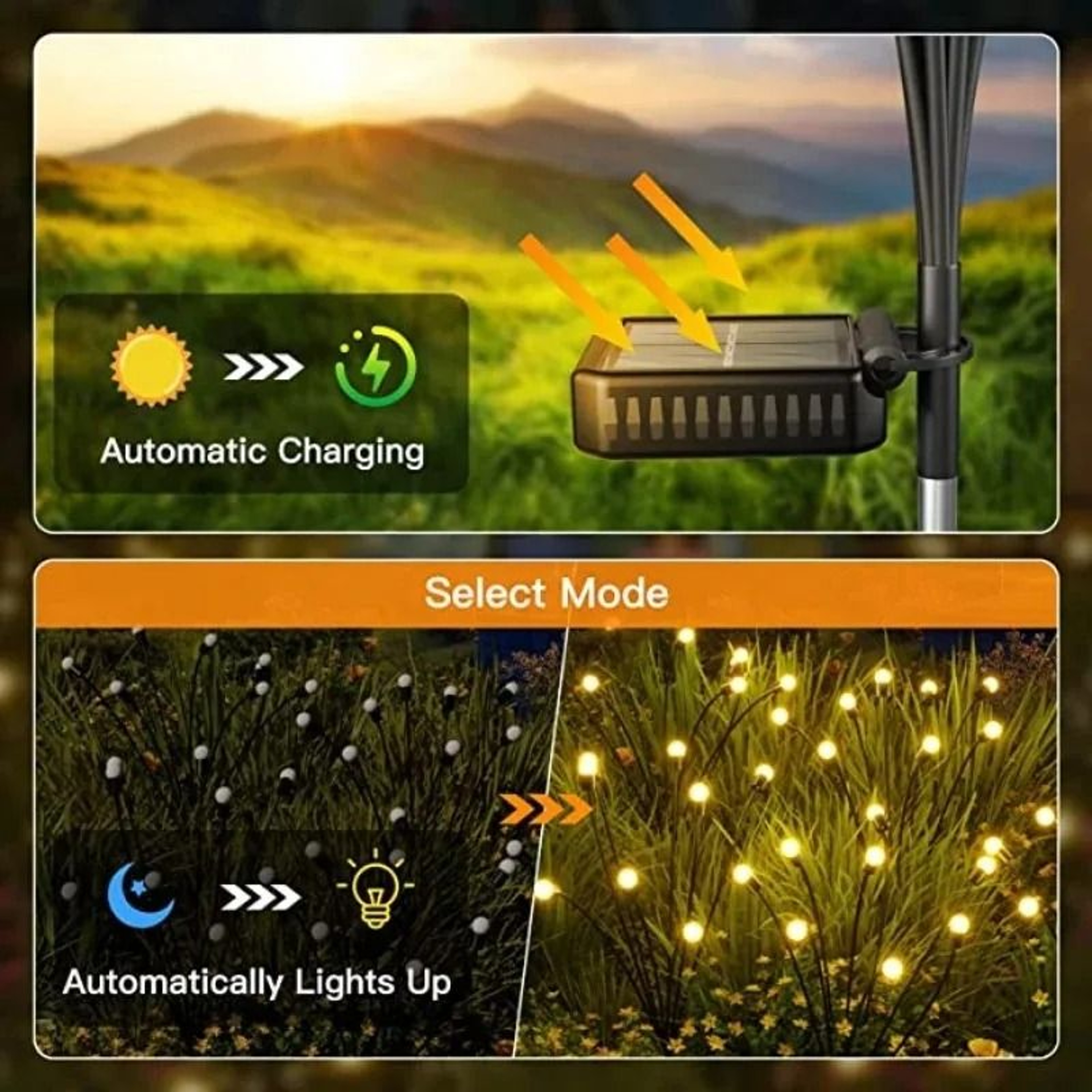 Outdoor Solar Firefly Garden Lights Create Swaying Glow Every Night Naturally 10
