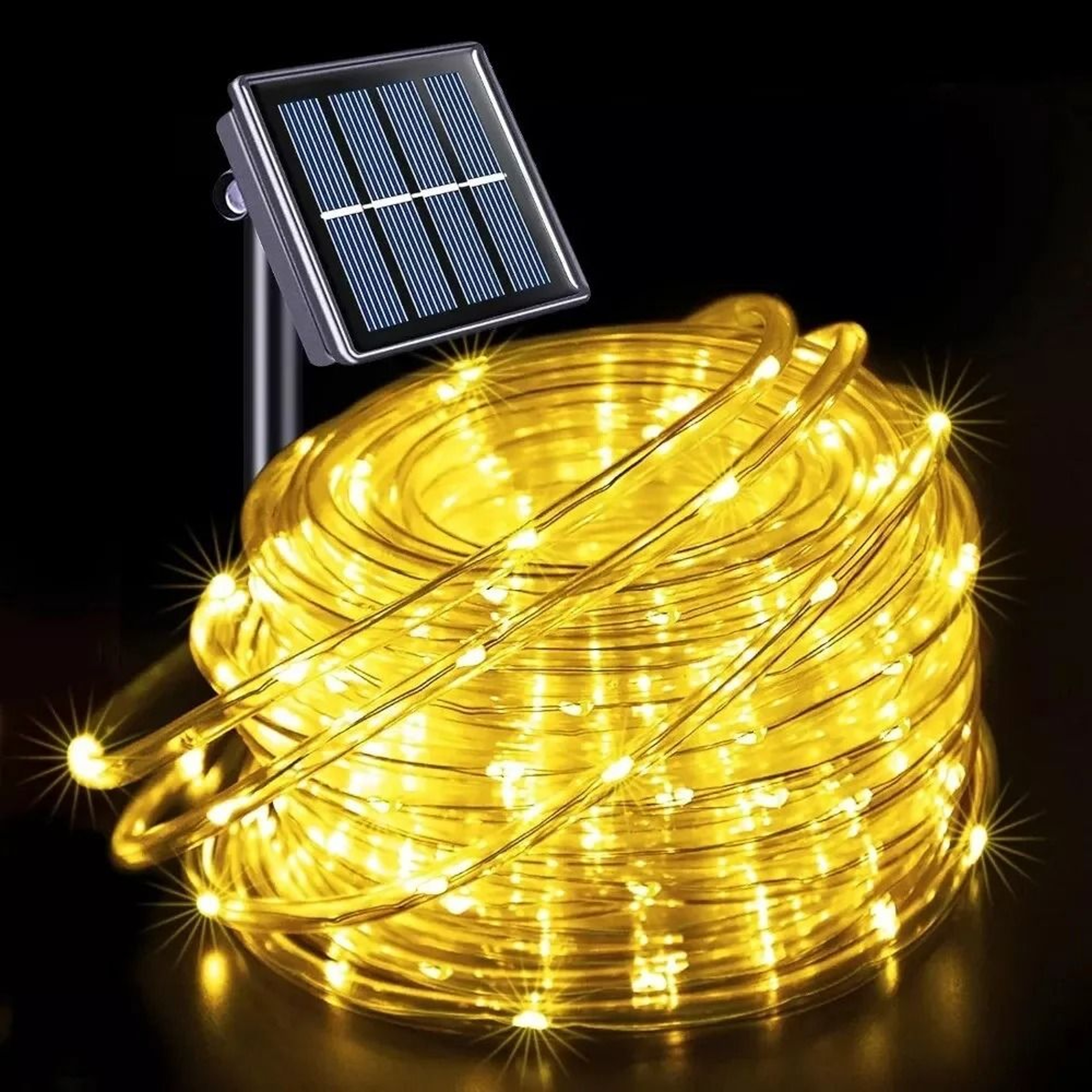 Solar Rope String Lights Create Waterproof Glow For Gardens And Celebrations 1