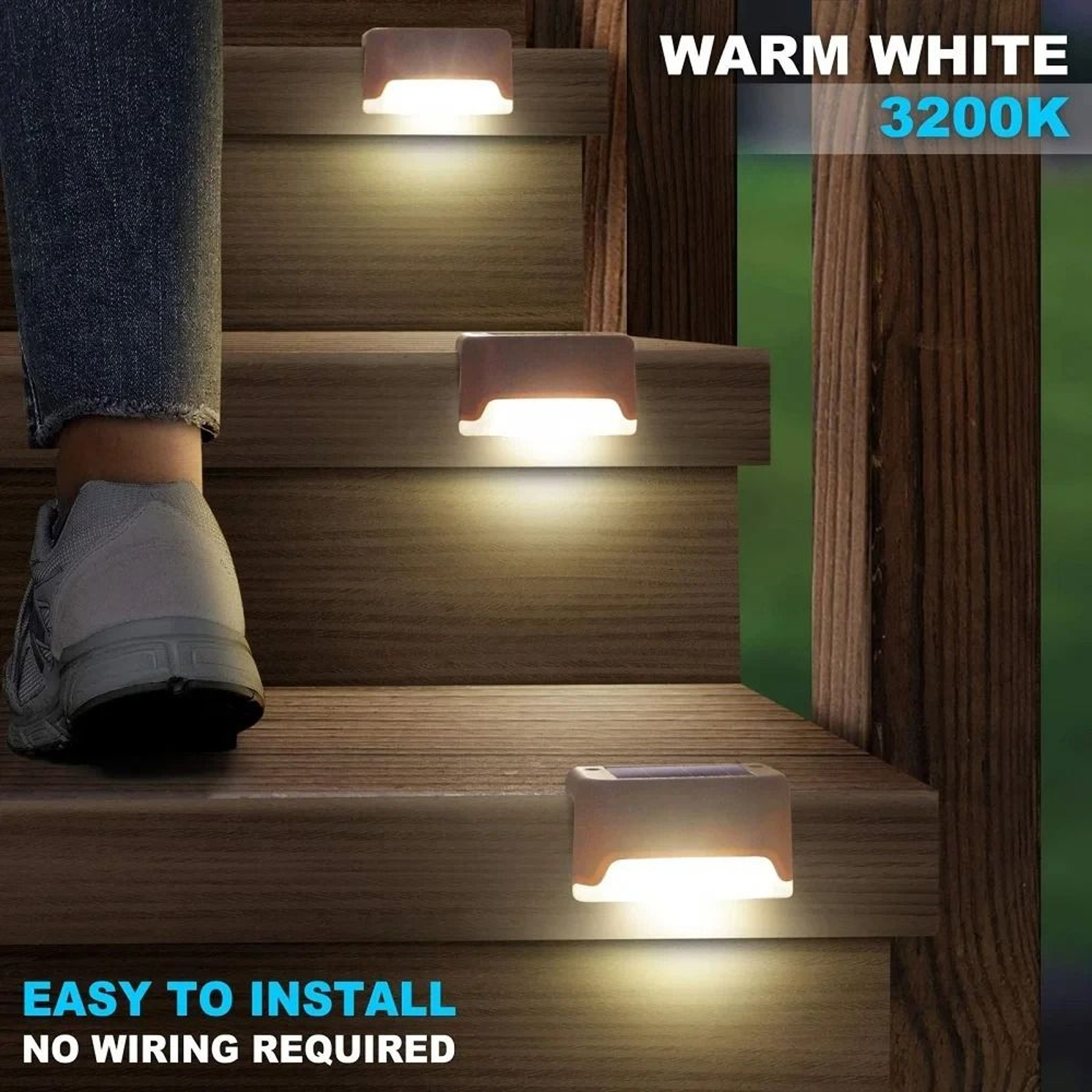 Solar Deck Step Lights Brighten Stairs Fences Patios And Pathways Safely 12