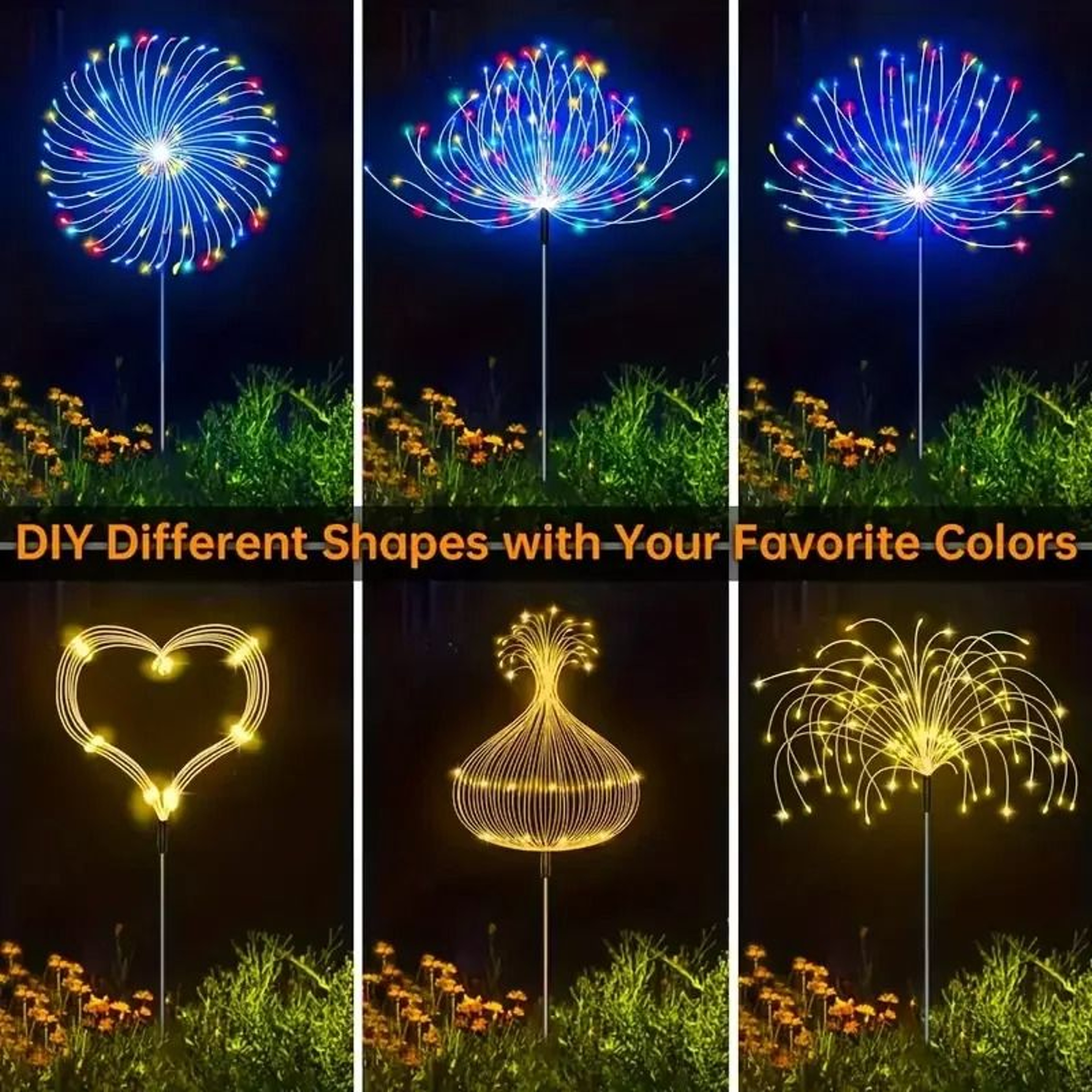 Solar Garden Firework Lights Create Dazzling Outdoor Displays For Every Celebration 8
