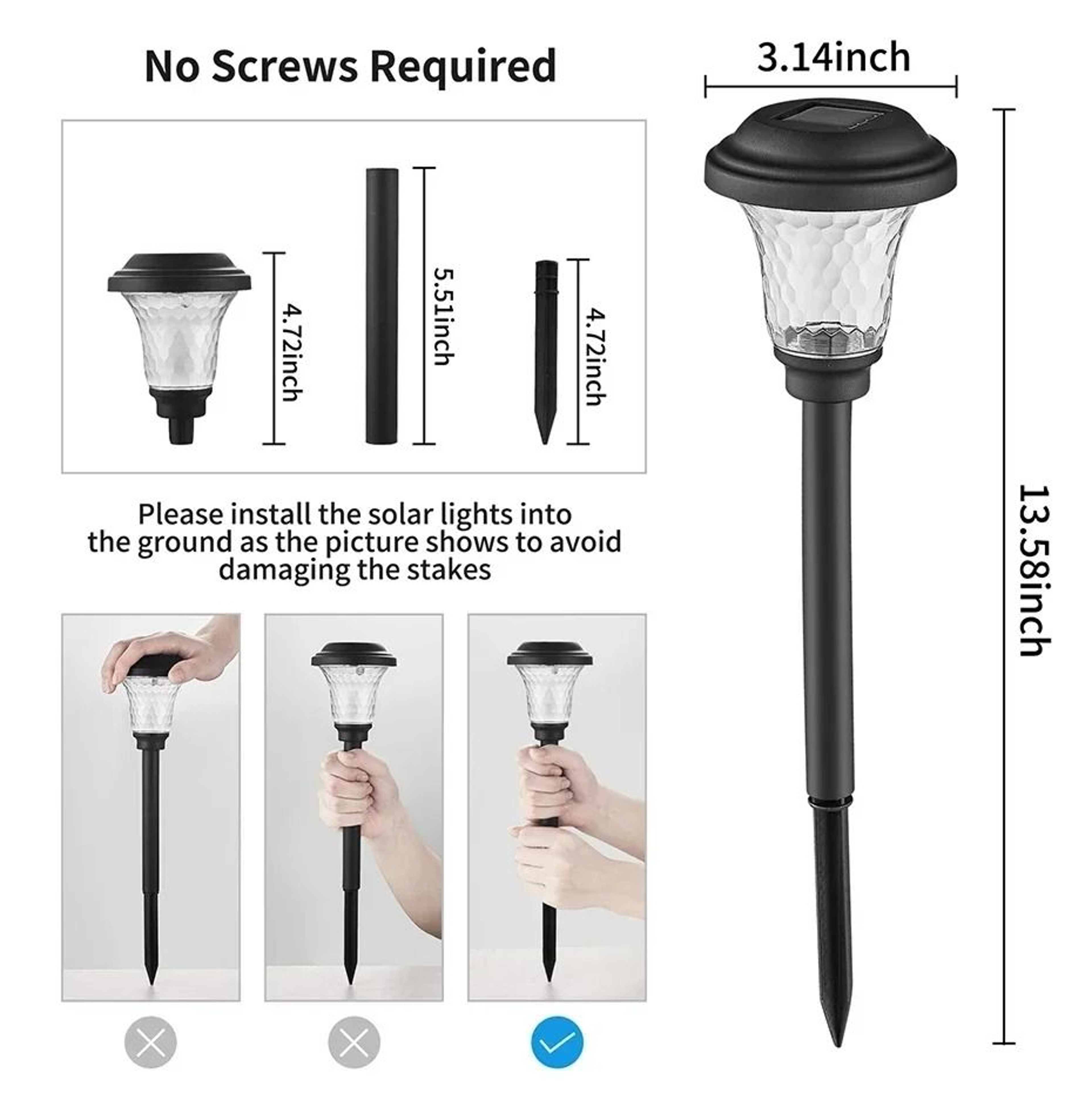 Solar Ground Lights Brighten Pathways Gardens Driveways With Waterproof Outdoor Illumination 7