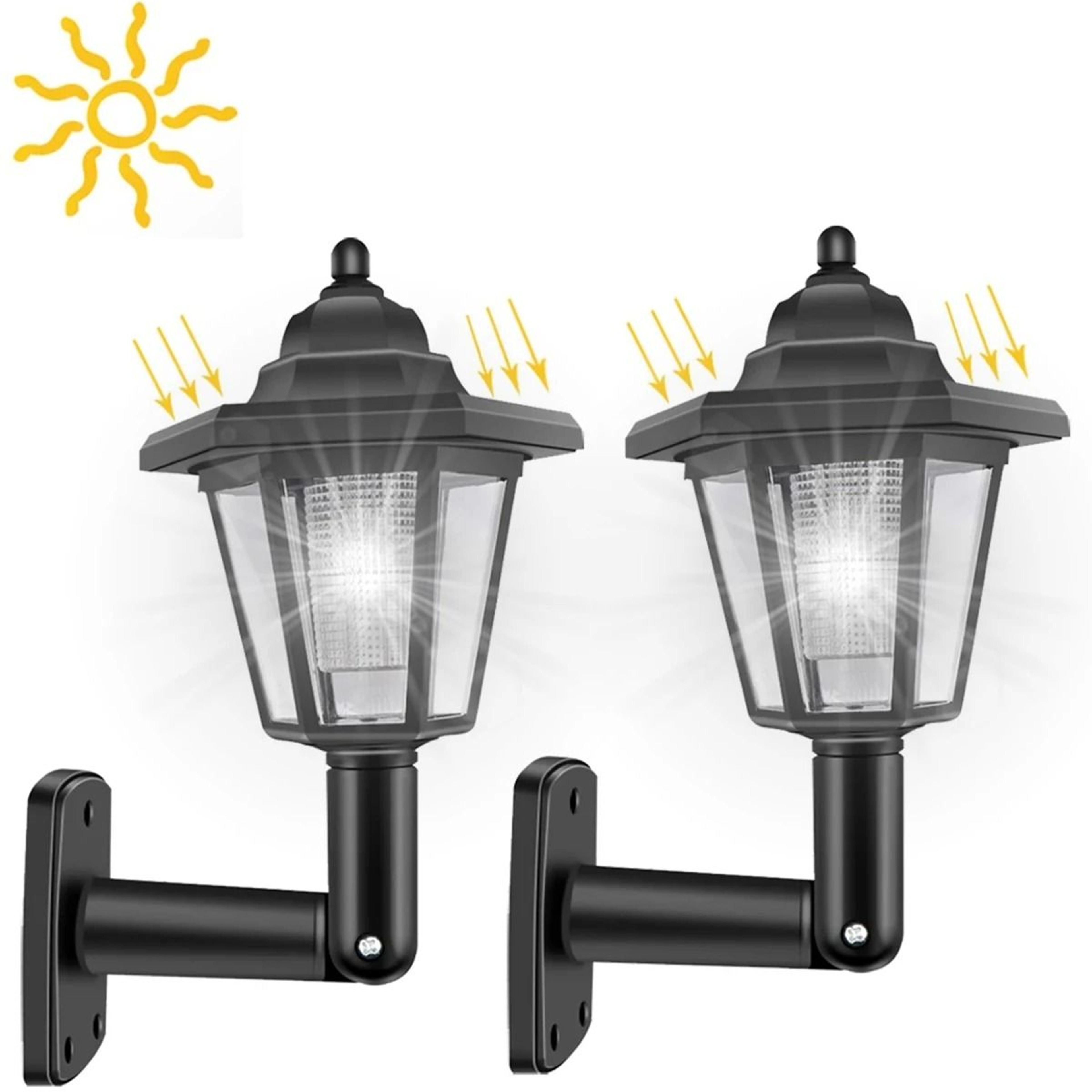 Solar Outdoor Wall Lights Create Warm Ambience For Balconies Gardens Terraces 3