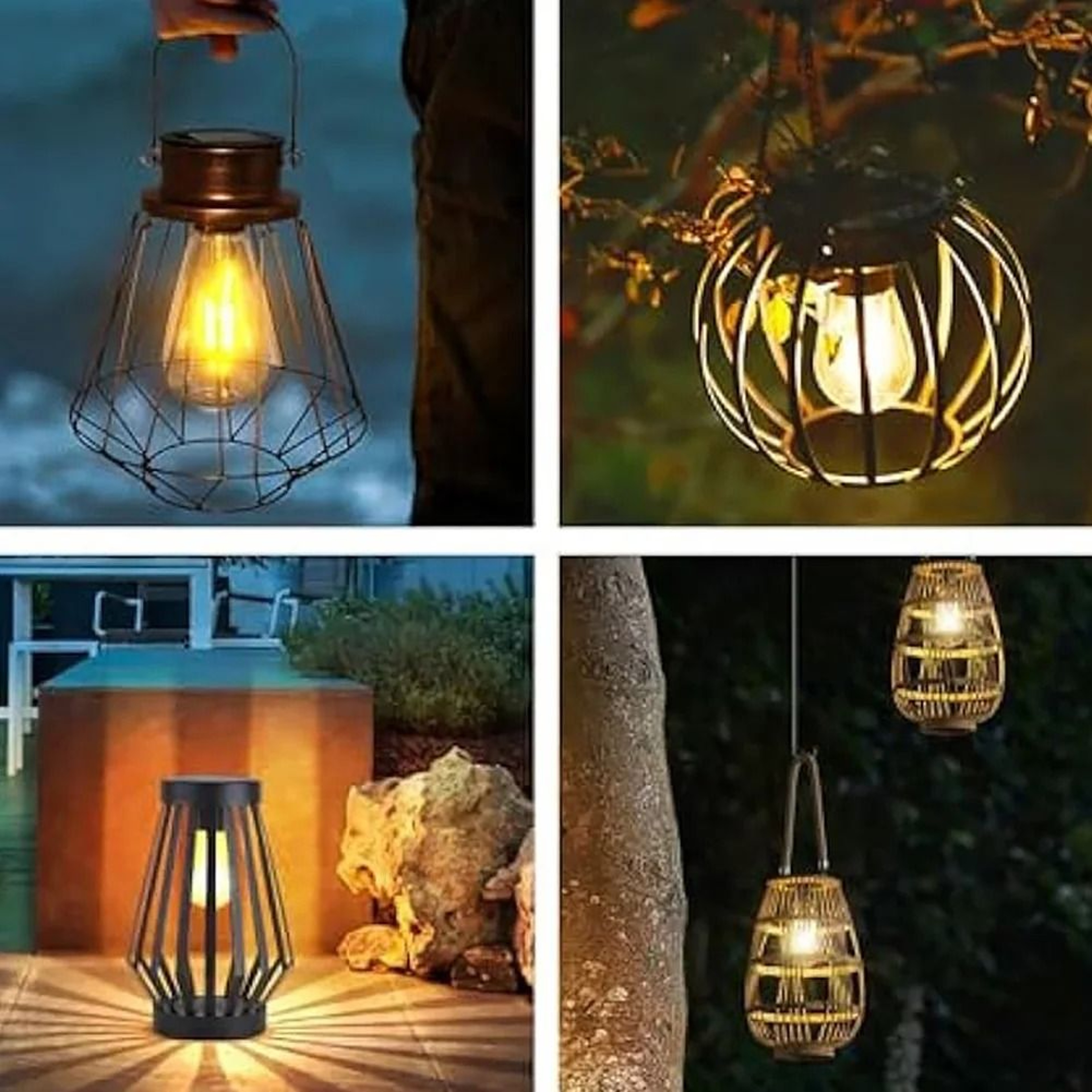 Solar Lamp Replacement Base With LED Bulb Automatic Garden Lighting Holder 6