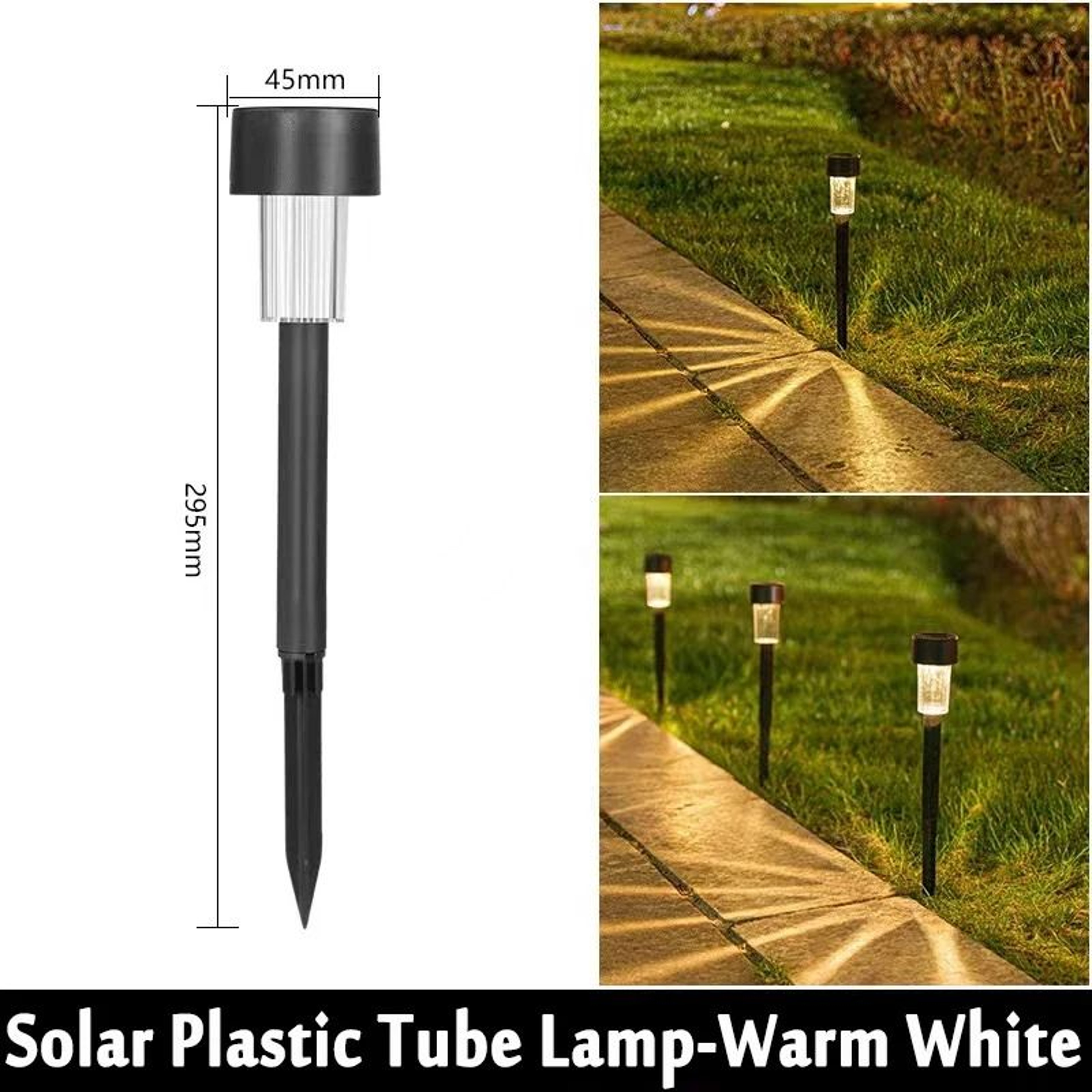 Solar Garden Lantern Pathway Lights Brighten Yards Lawns Walkways Patios Nightly 3