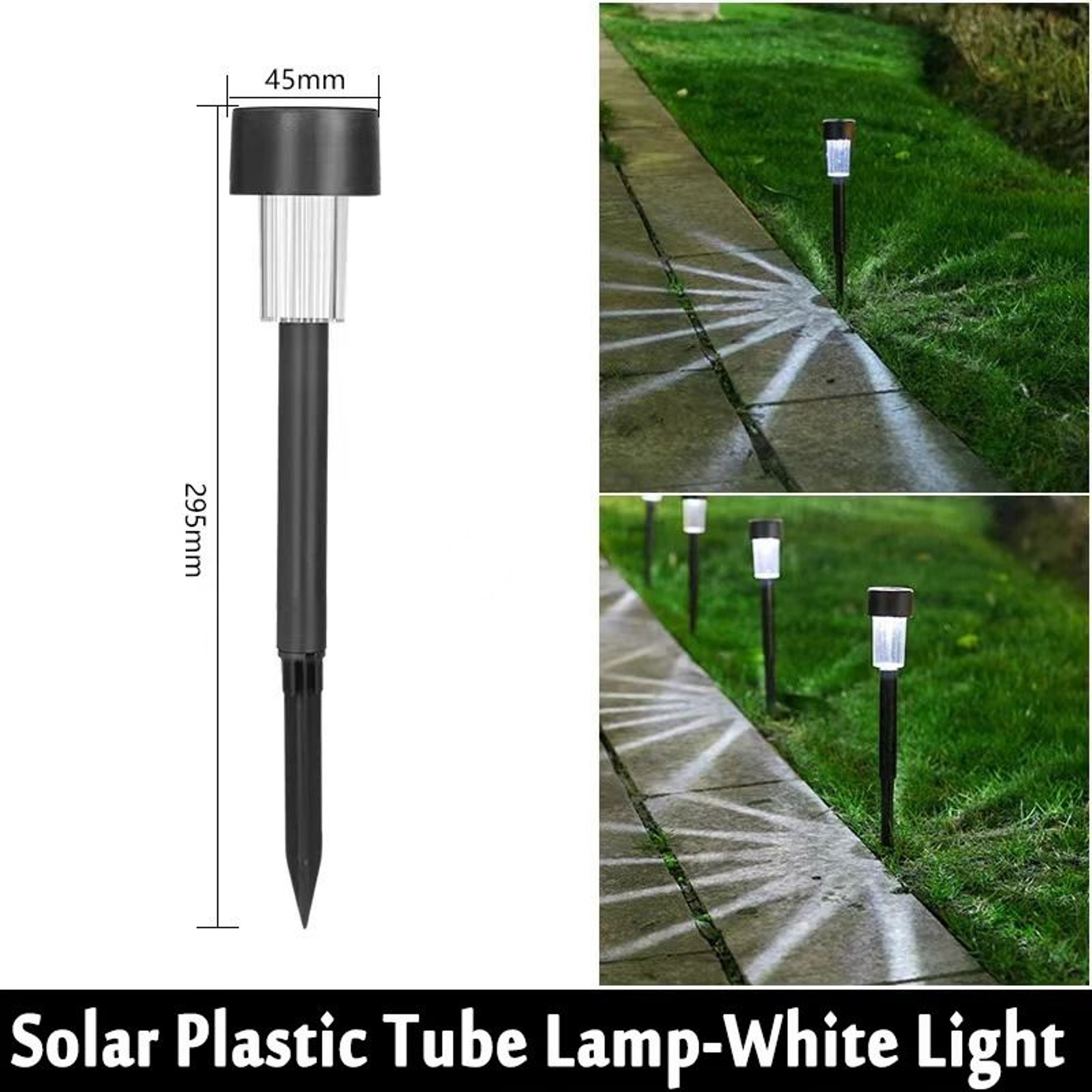 Solar Garden Lantern Pathway Lights Brighten Yards Lawns Walkways Patios Nightly 5