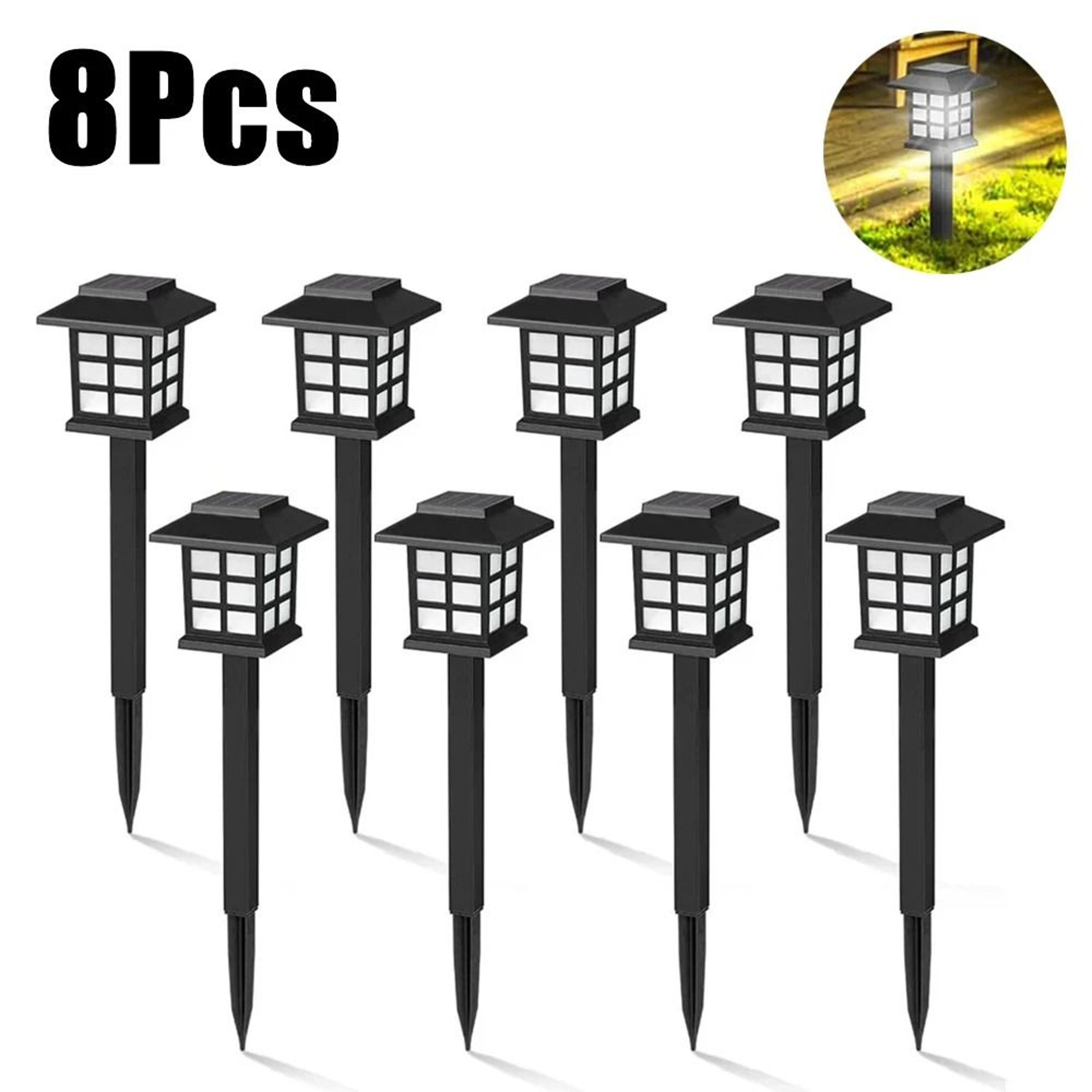 Solar LED Pathway Lights Brighten Gardens Walkways Patios Driveways Every Night 10