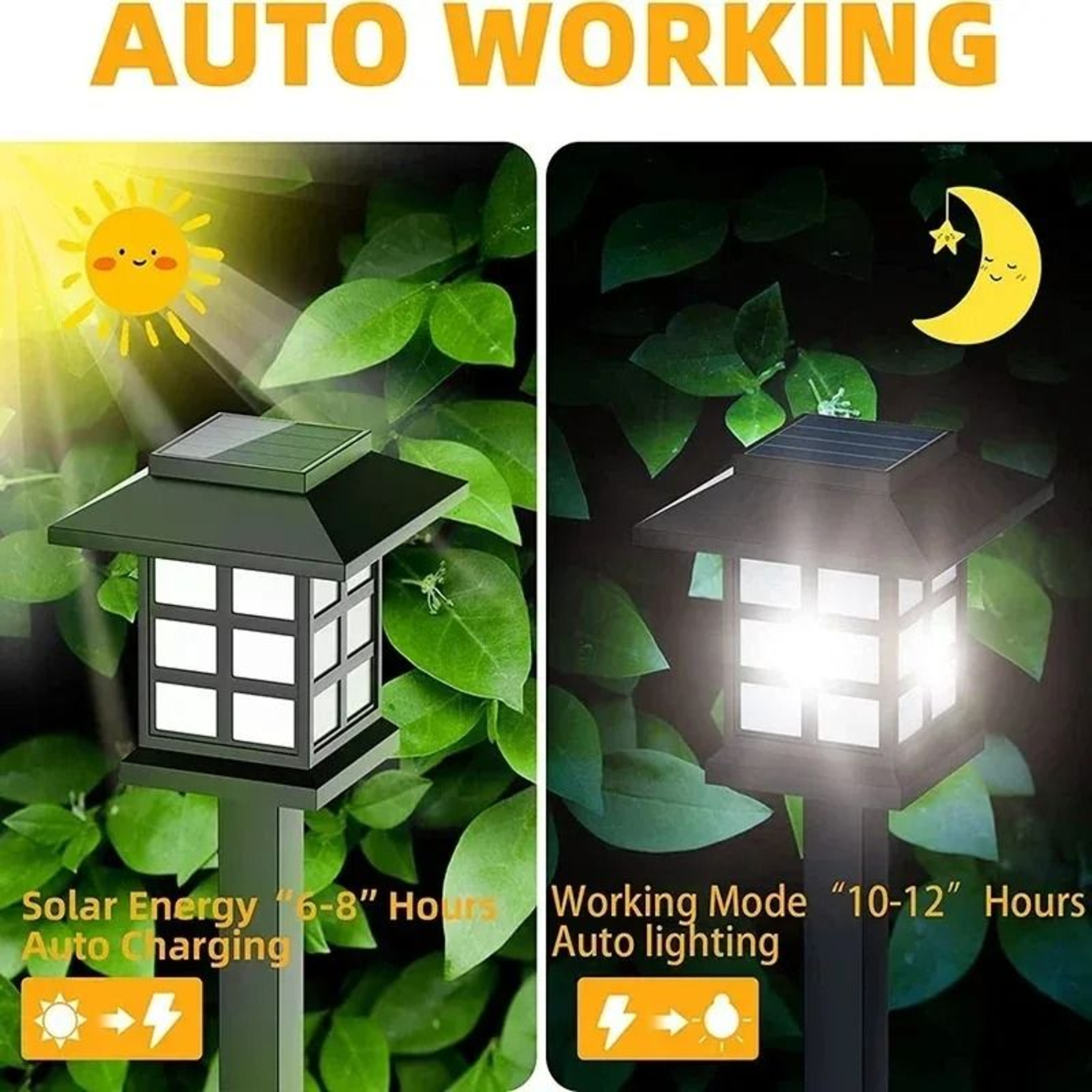 Solar LED Pathway Lights Brighten Gardens Walkways Patios Driveways Every Night 14