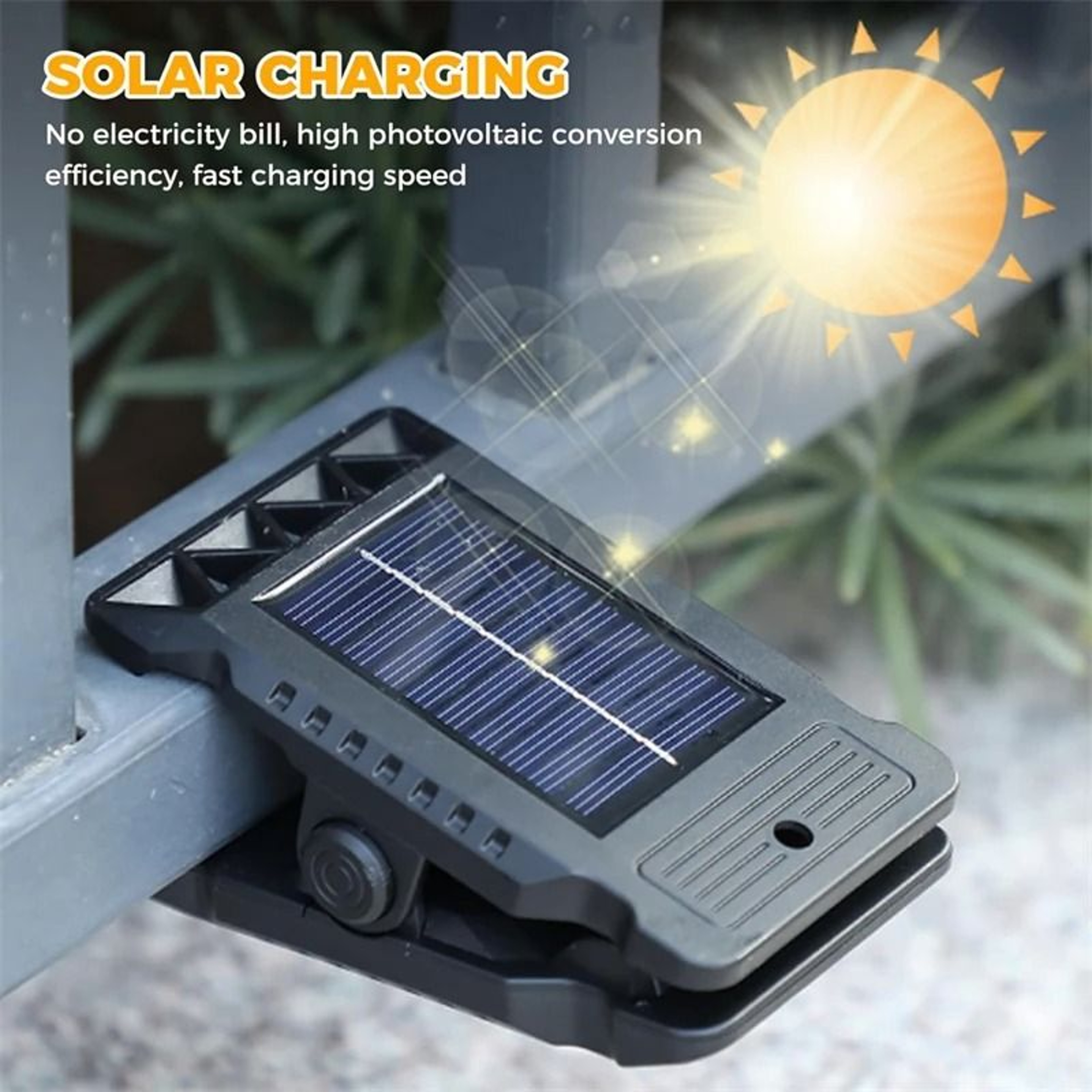 Solar Clip Motion Sensor Light For Easy Outdoor Garden Camping Illumination 7