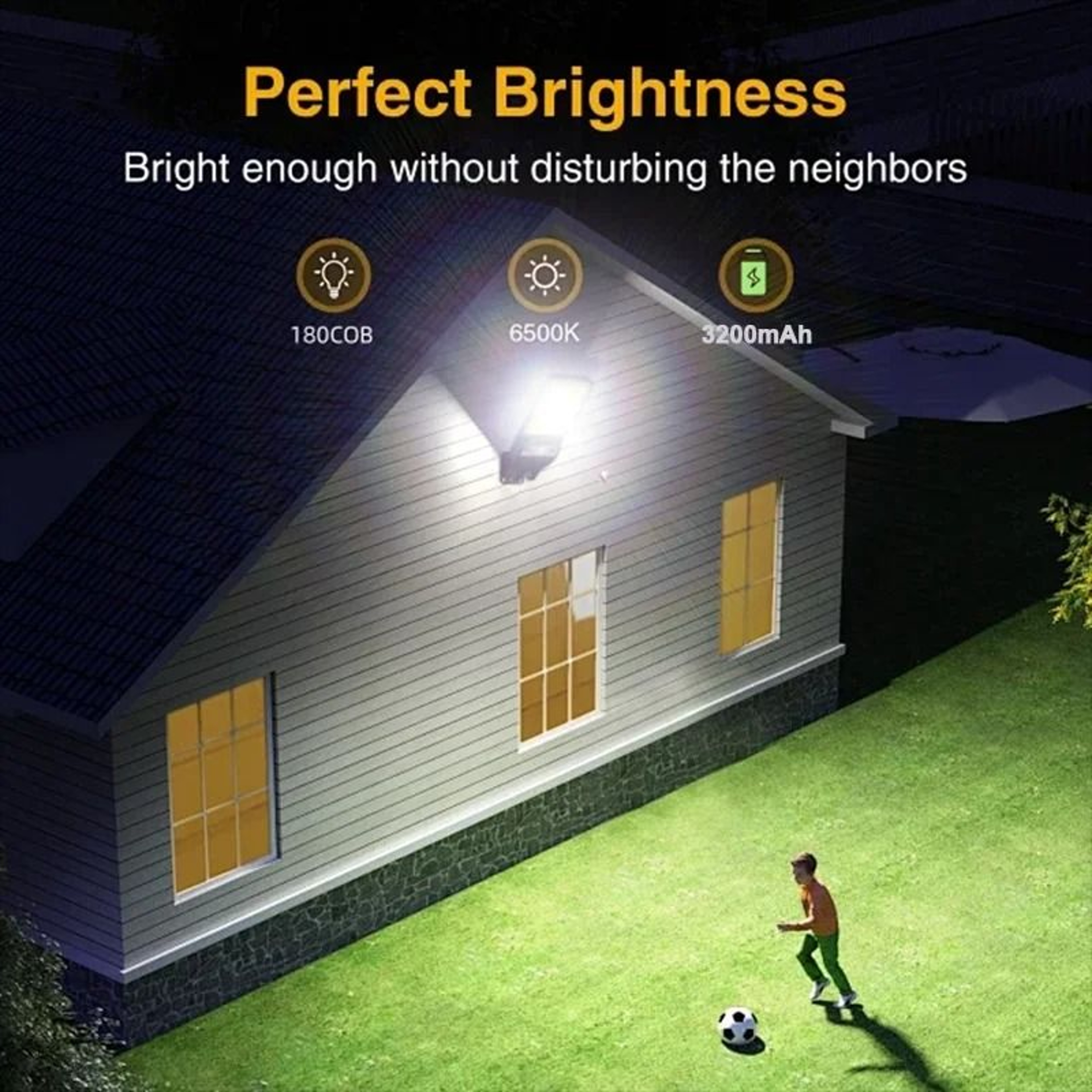 Solar Wide Angle Street Light With Remote Control Outdoor Security Illumination 5