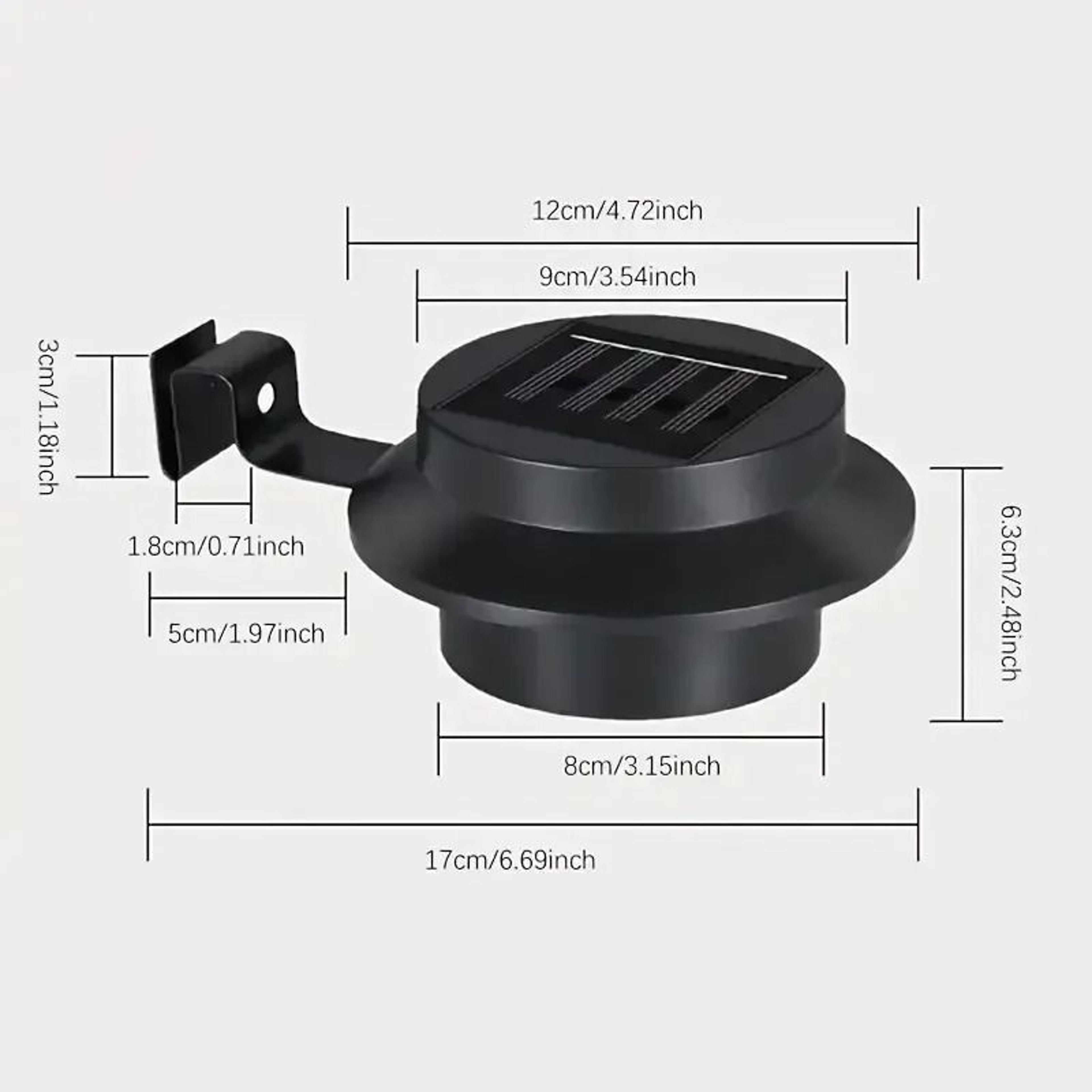 Automatic Solar Gutter Lights For Easy Outdoor Nighttime Safety And Visibility 6