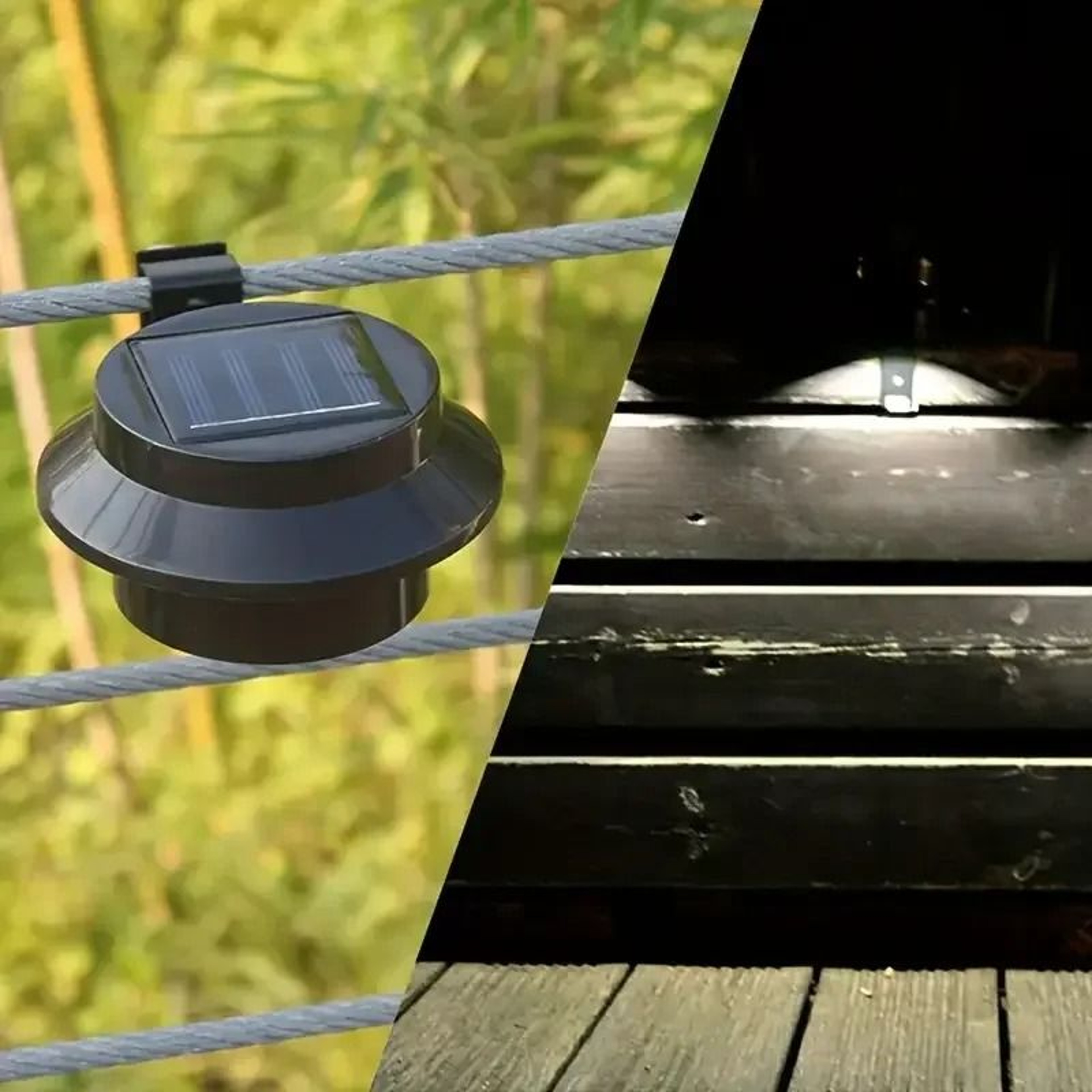 Automatic Solar Gutter Lights For Easy Outdoor Nighttime Safety And Visibility 1