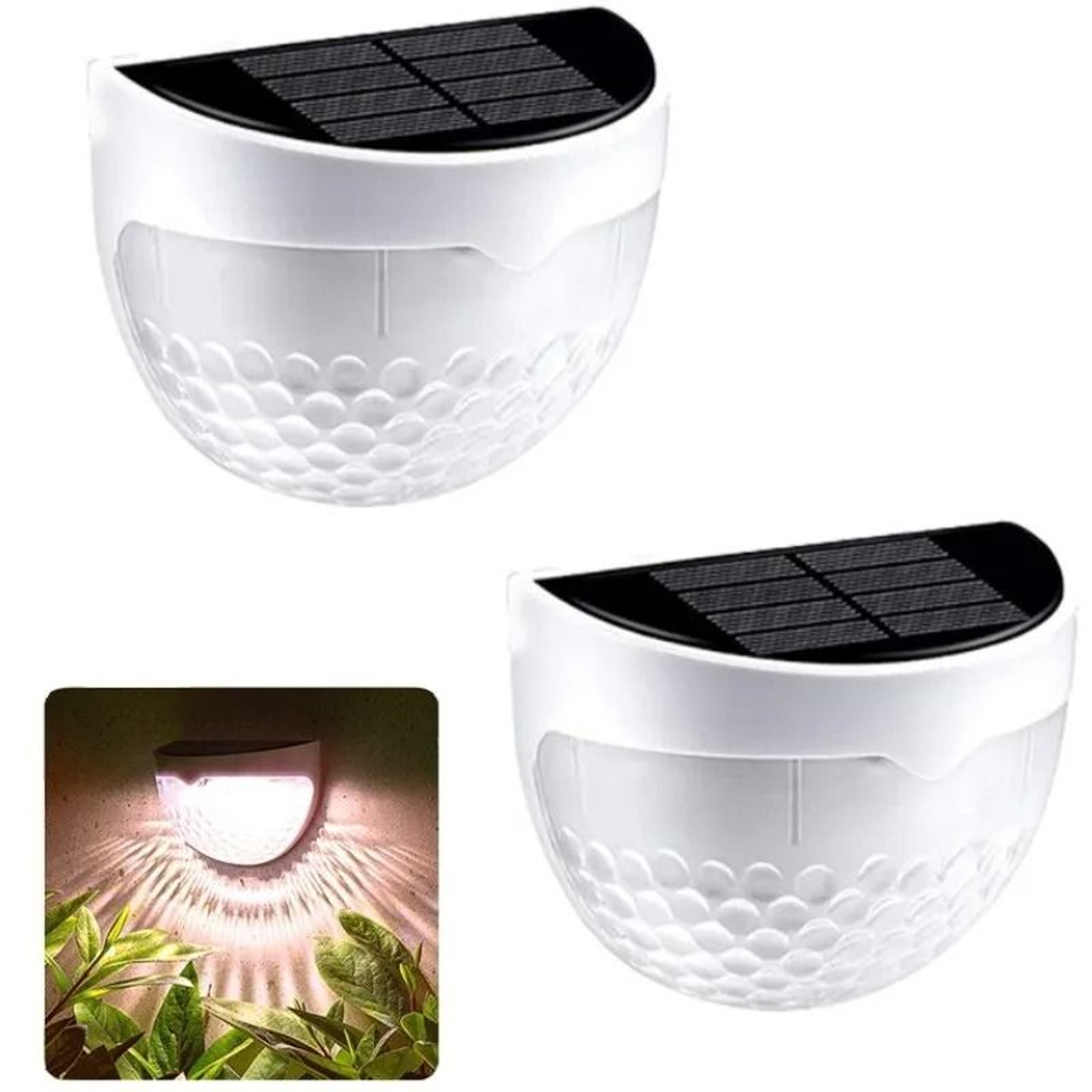 Solar Fence Wall Lights For Elegant Garden Path And Terrace Ambience 3