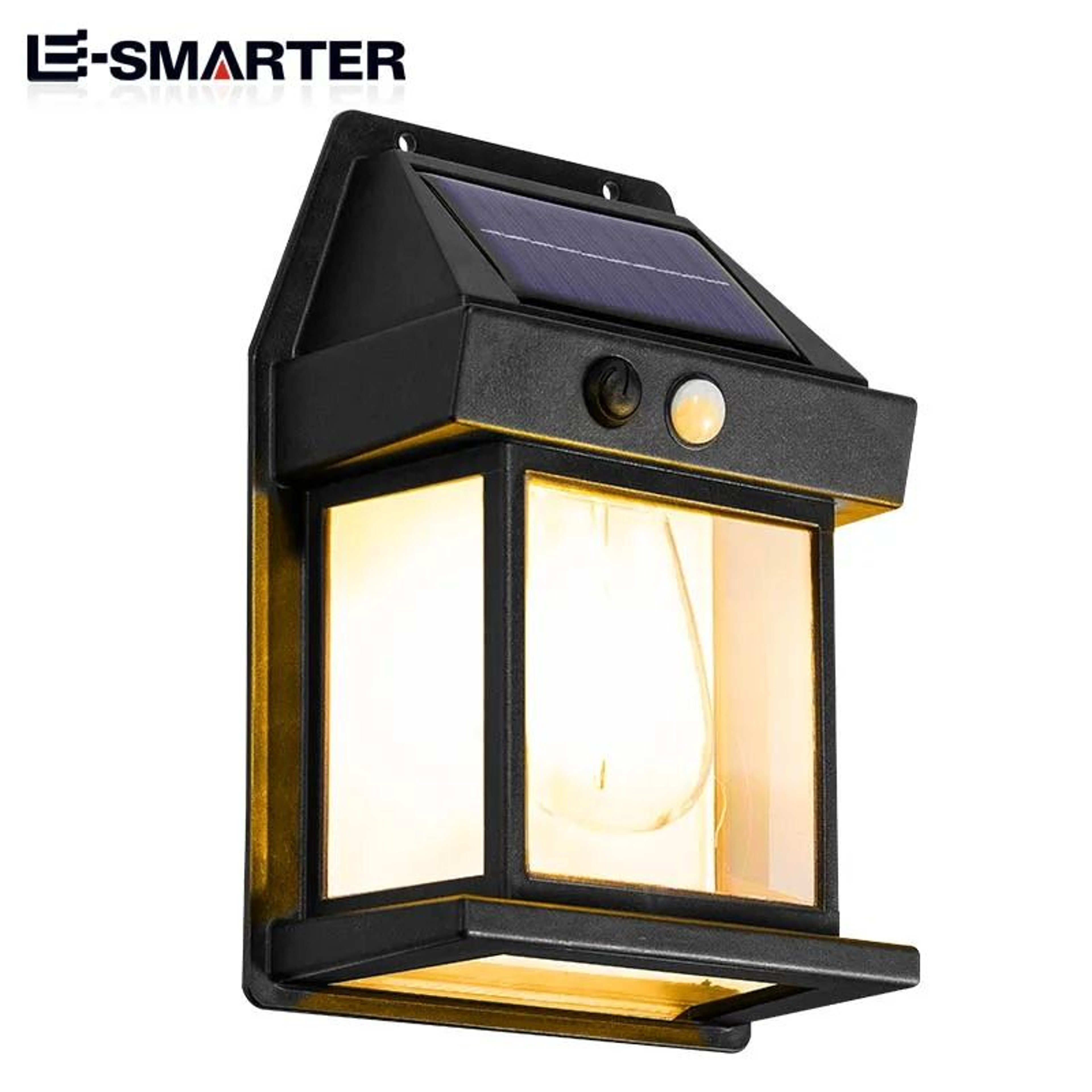Solar Motion Sensor Wall Lantern For Safer Garden Patio Outdoor Lighting 8