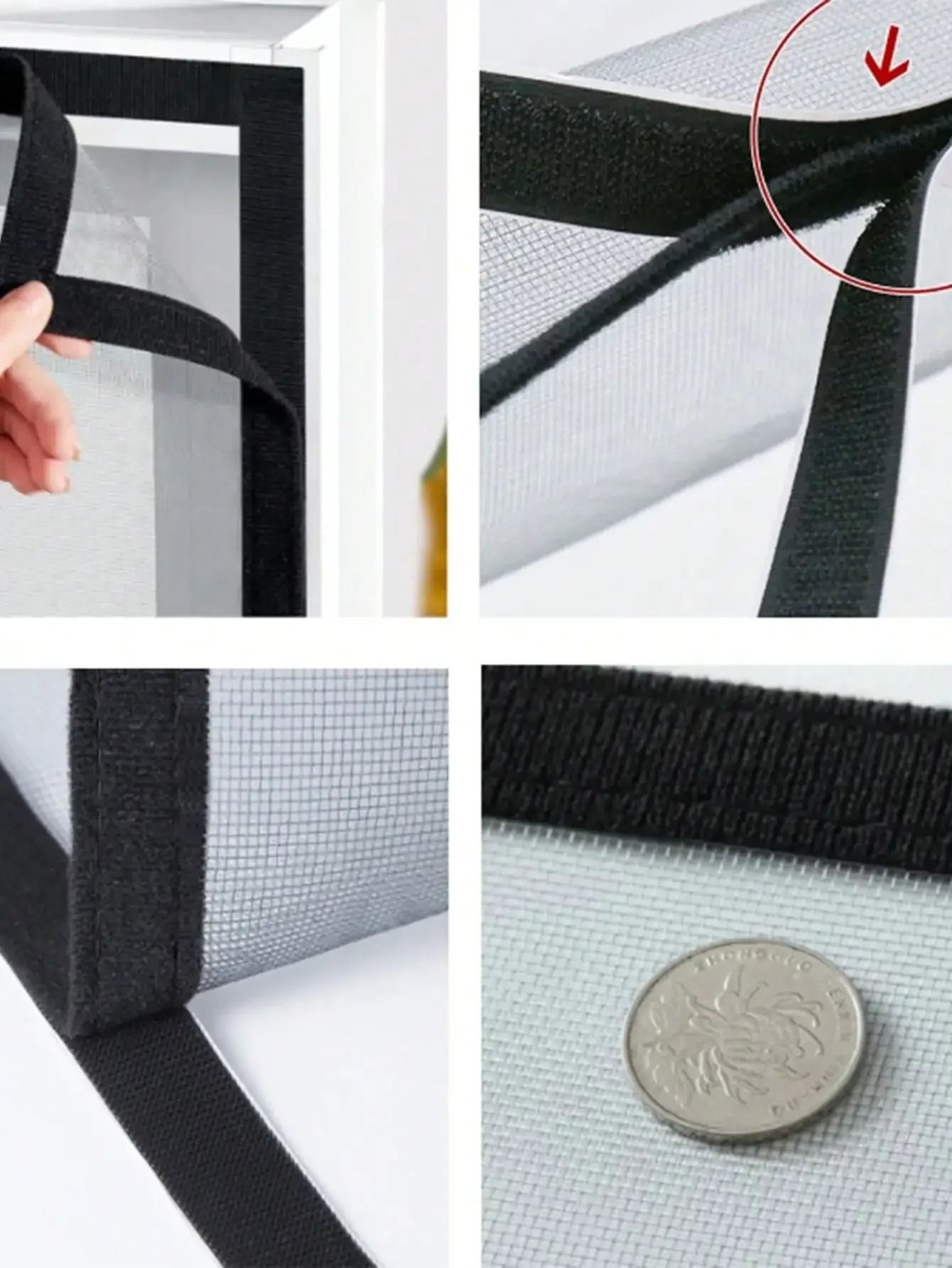 Self Adhesive Mosquito Window Screen For Easy No Drill Insect Protection 3