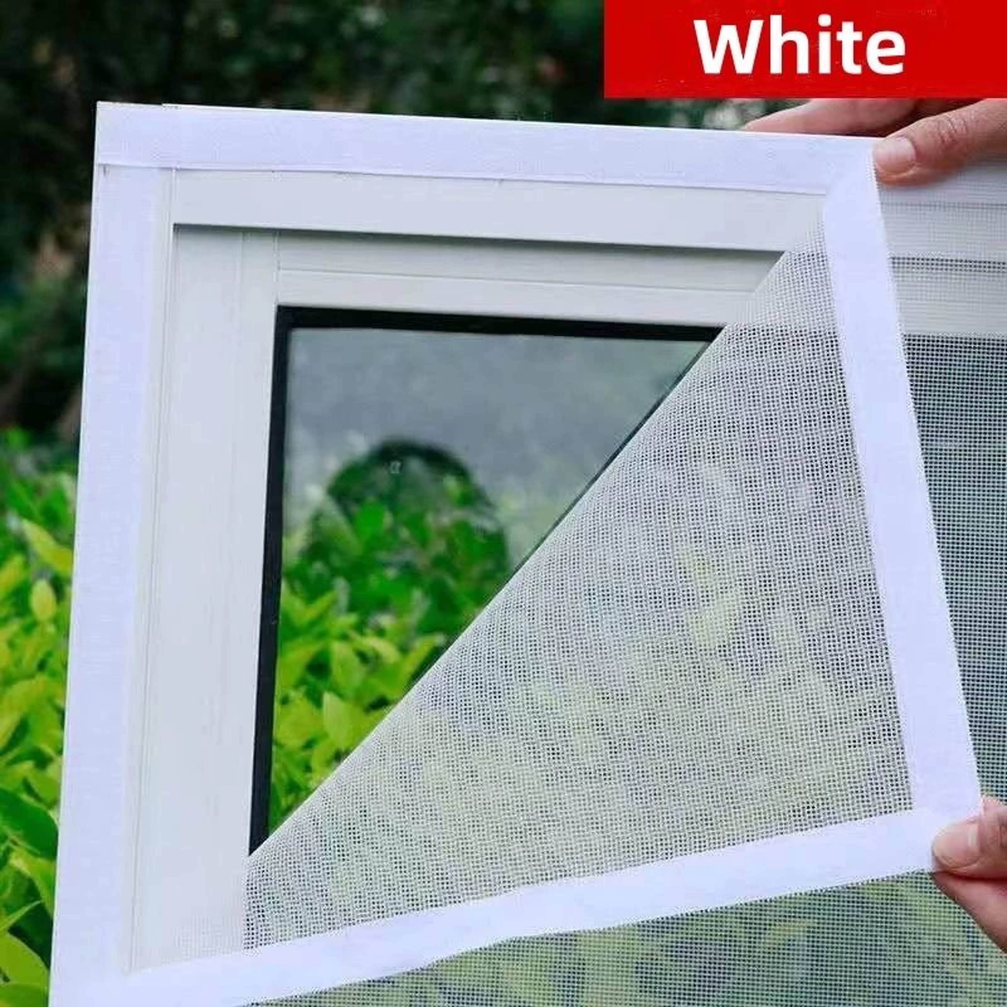 White Mosquito Screen Mesh For Doors Windows Fresh Air Protection 1