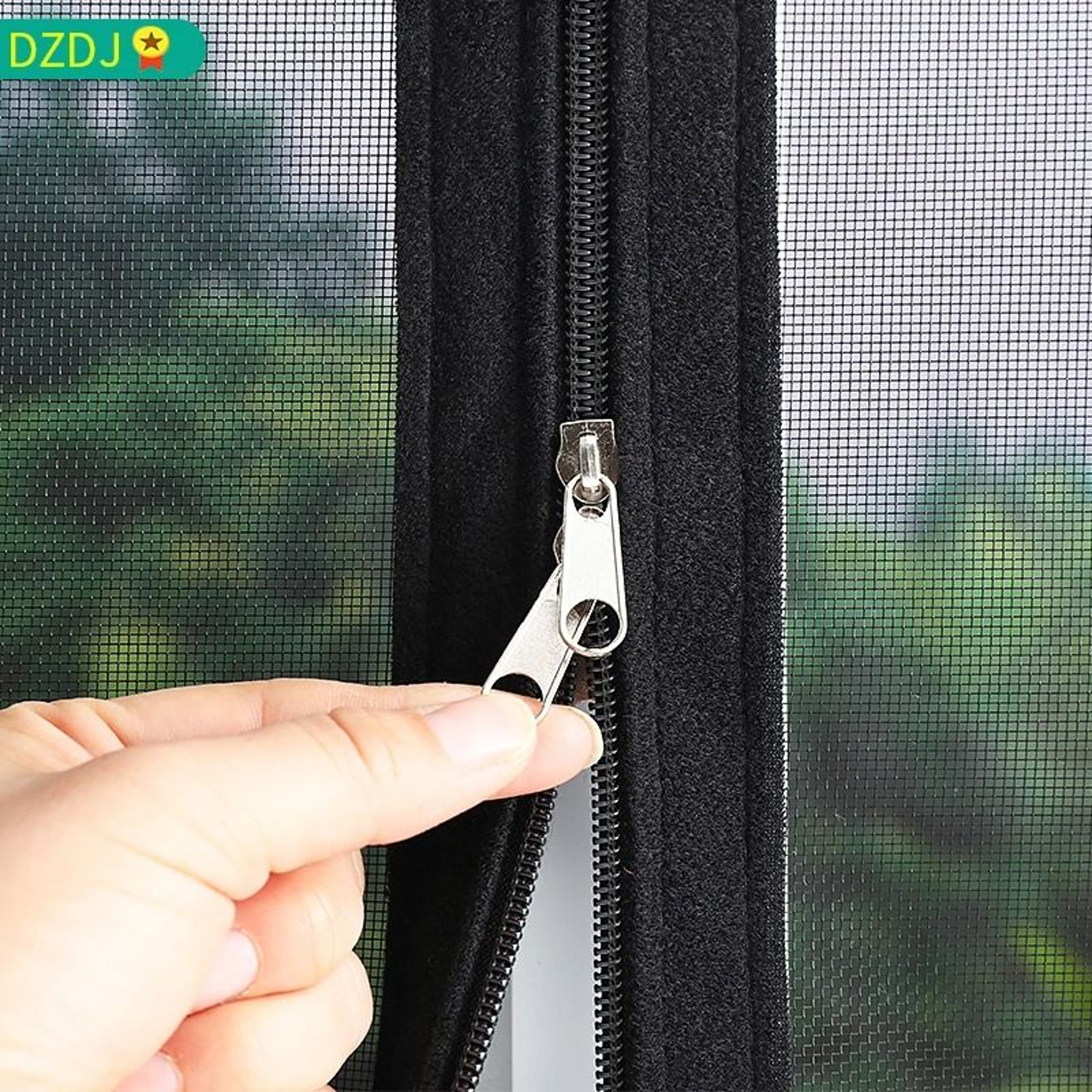 Custom Size Zipper Mosquito Window Screen Mesh For Easy Bug Protection 1