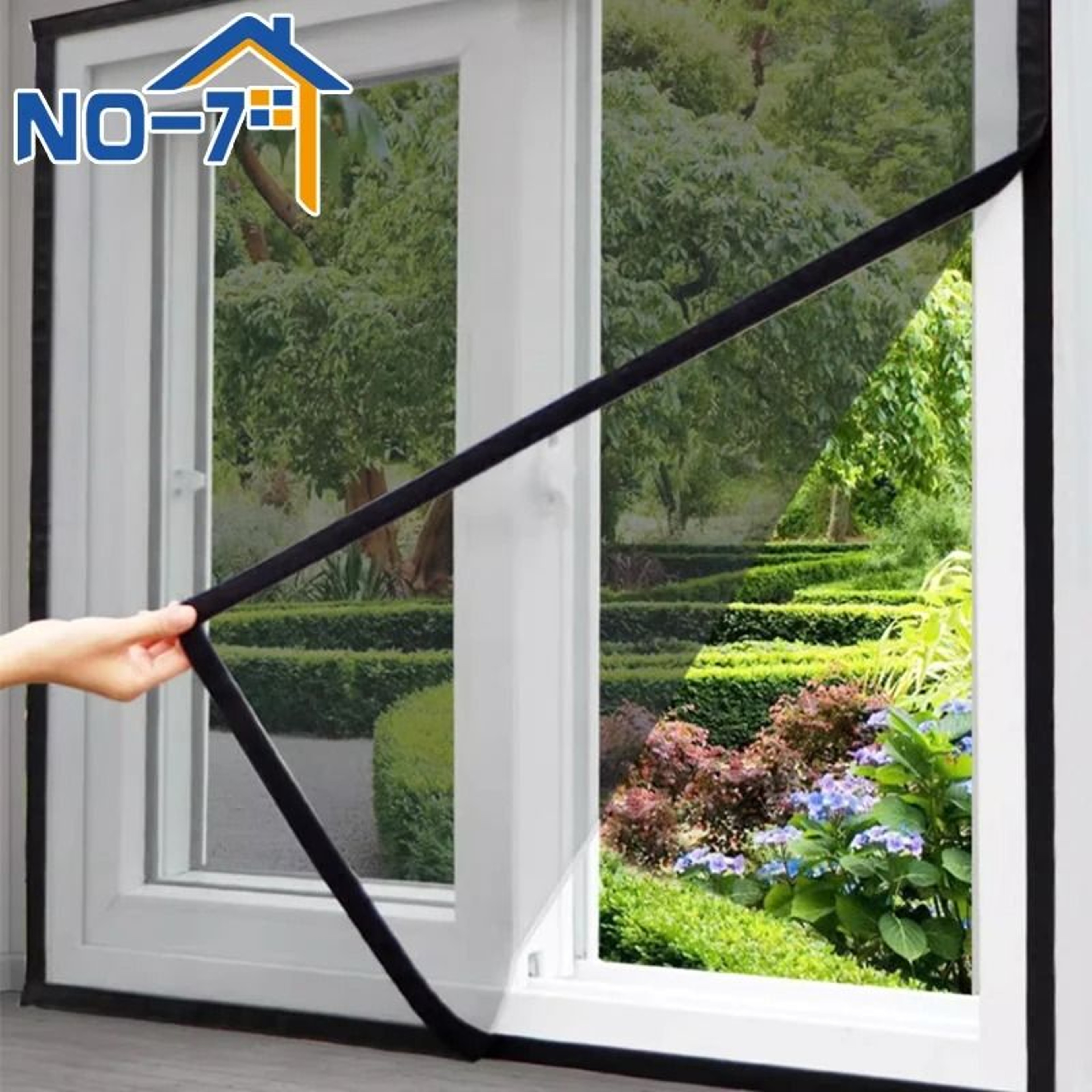 Self Adhesive Mosquito Window Screen Cut To Fit Insect Mesh Net 0
