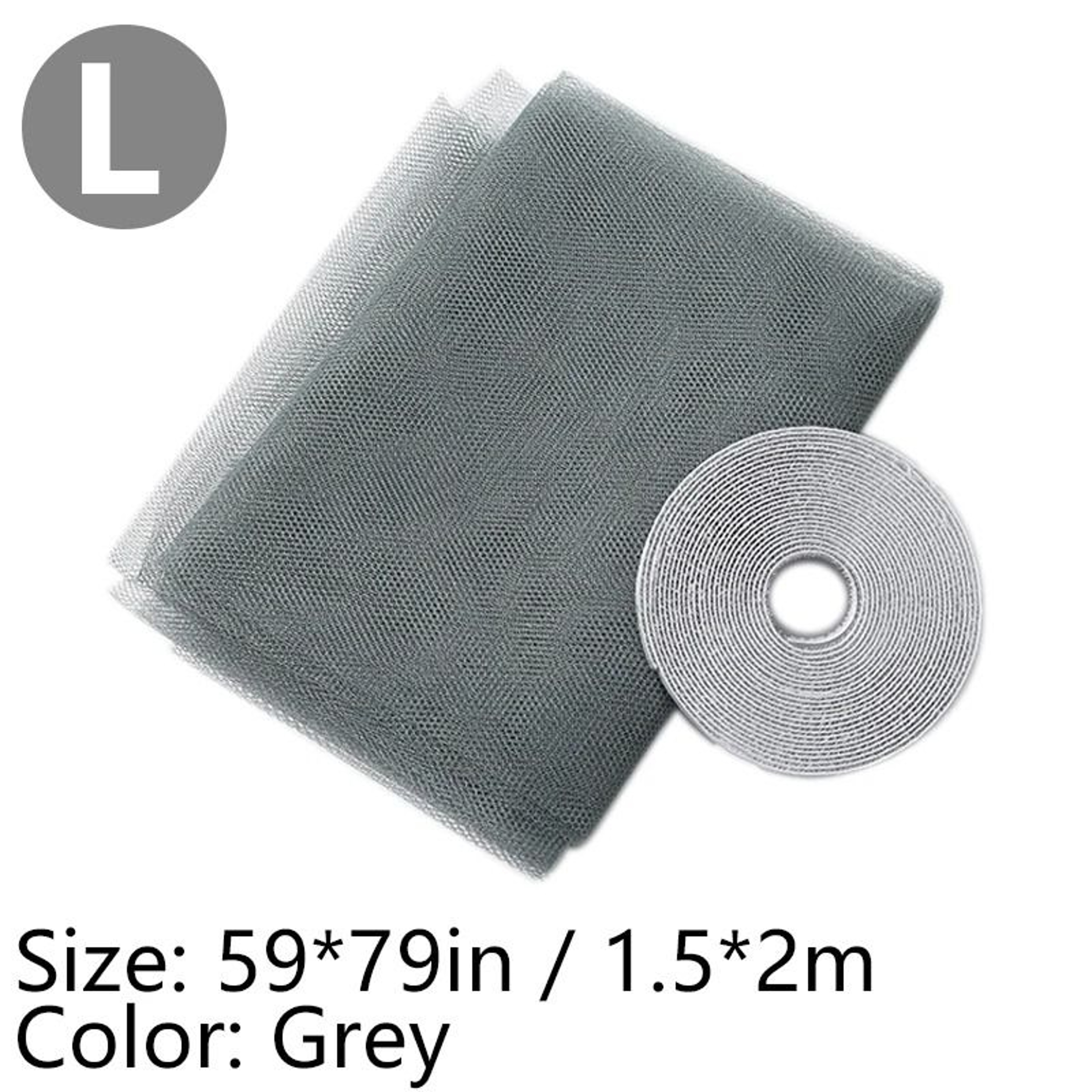 Self Adhesive Mosquito Window Screen Cut To Fit Insect Mesh Net 5