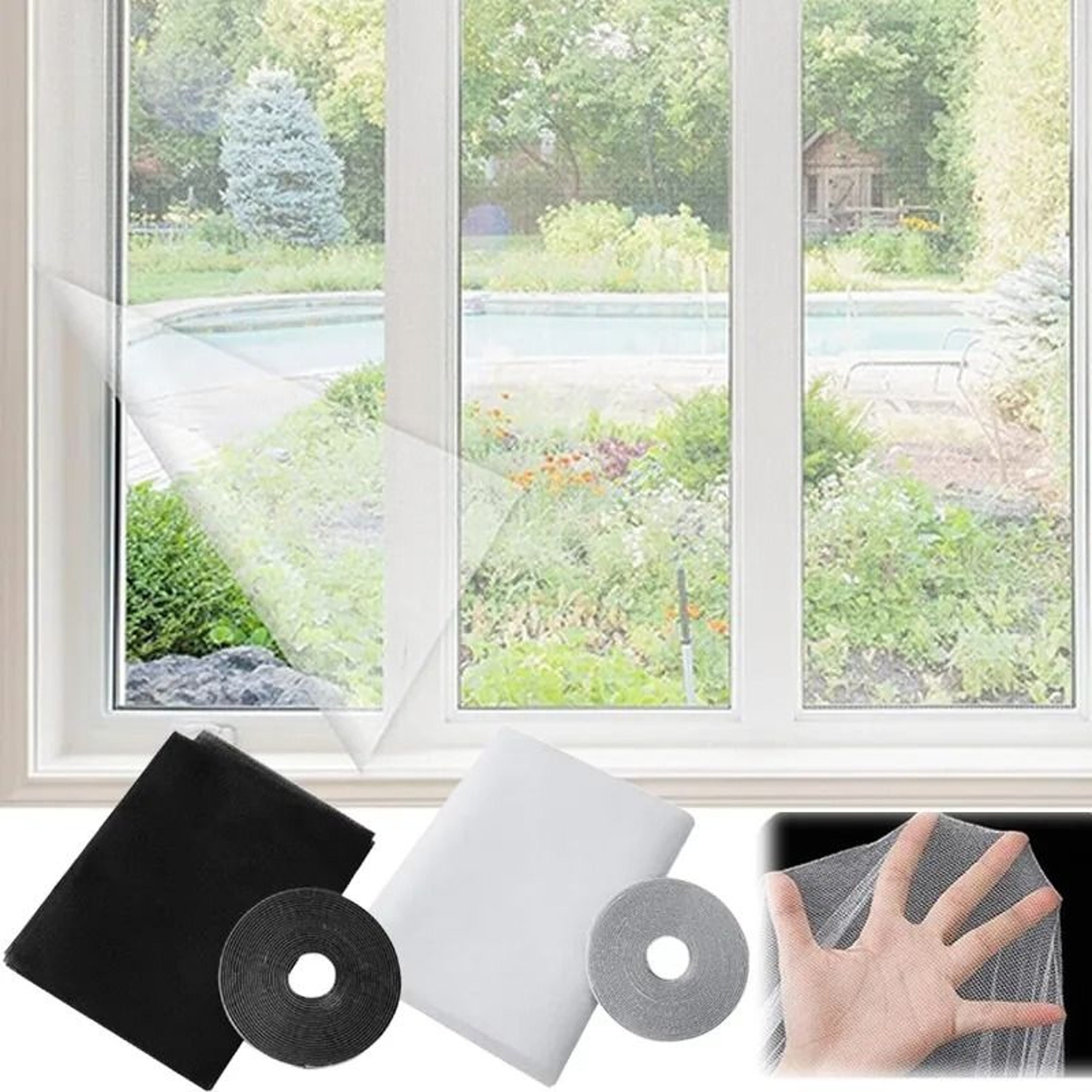 Durable Indoor Mosquito Window Screen For Fresh Air Insect Protection Home 0