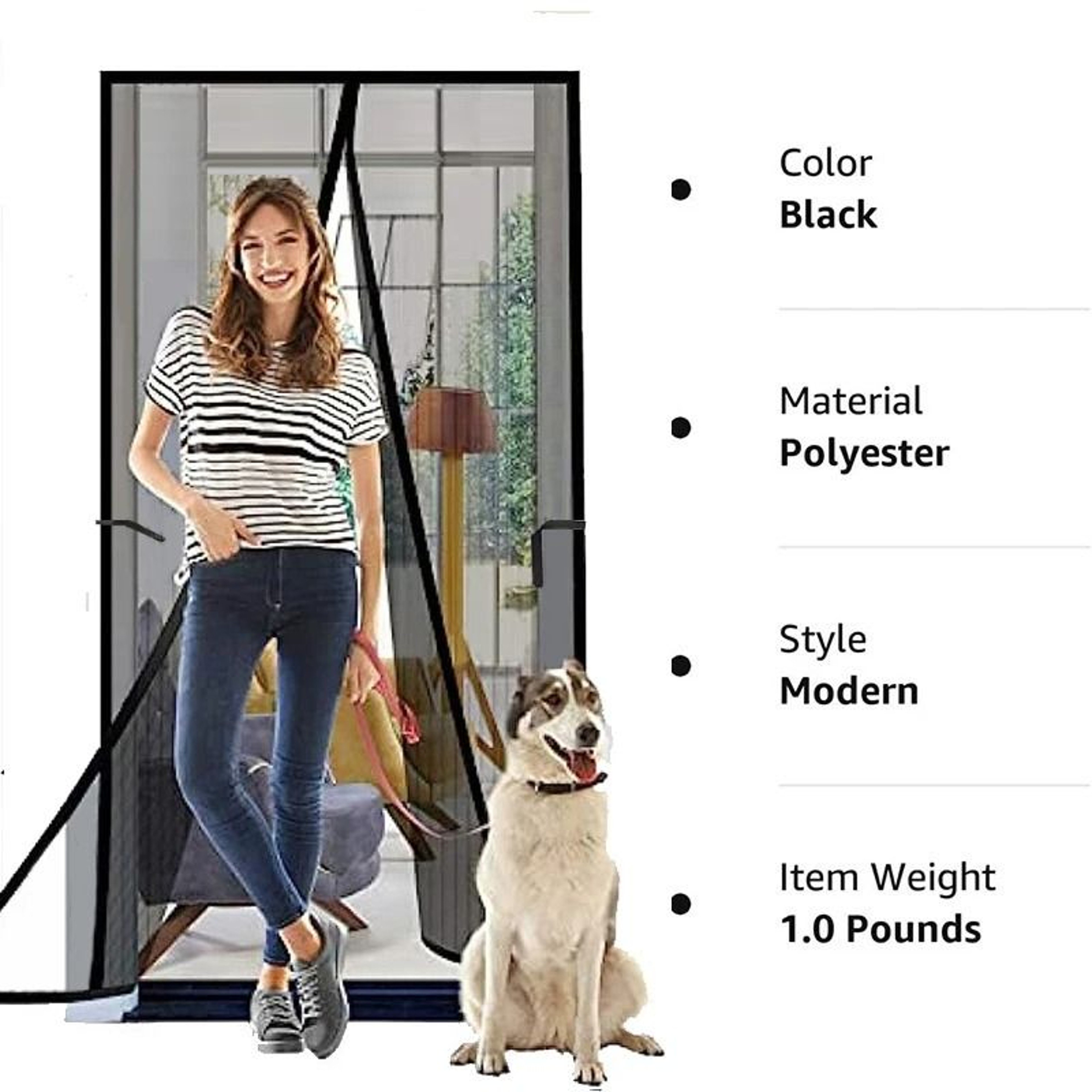 Custom Magnetic Mosquito Screen Door For Easy Automatic Closing Protection Home 5