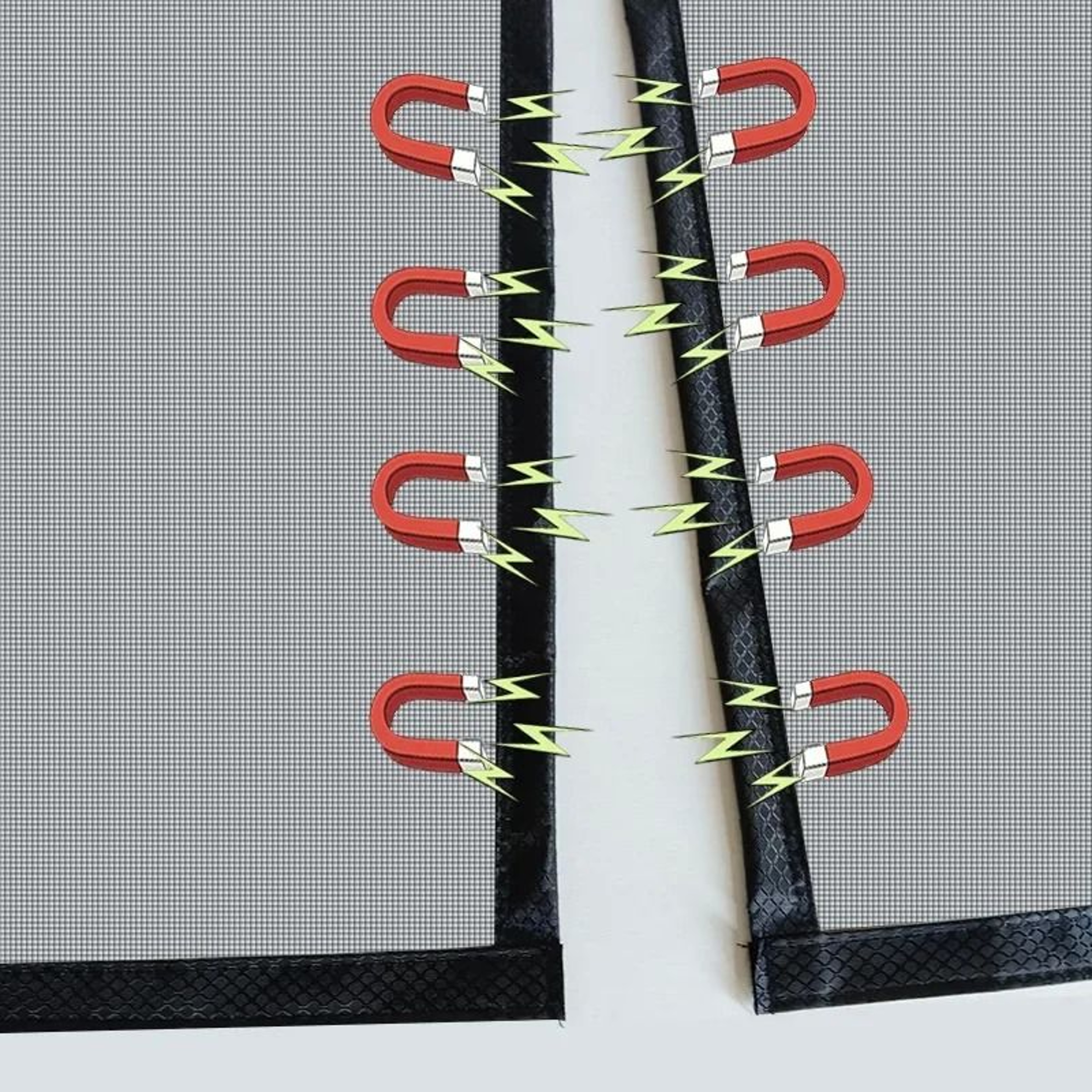 Invisible Magnetic Window Screen Keeps Mosquitoes Out While Fresh Air Flows 4