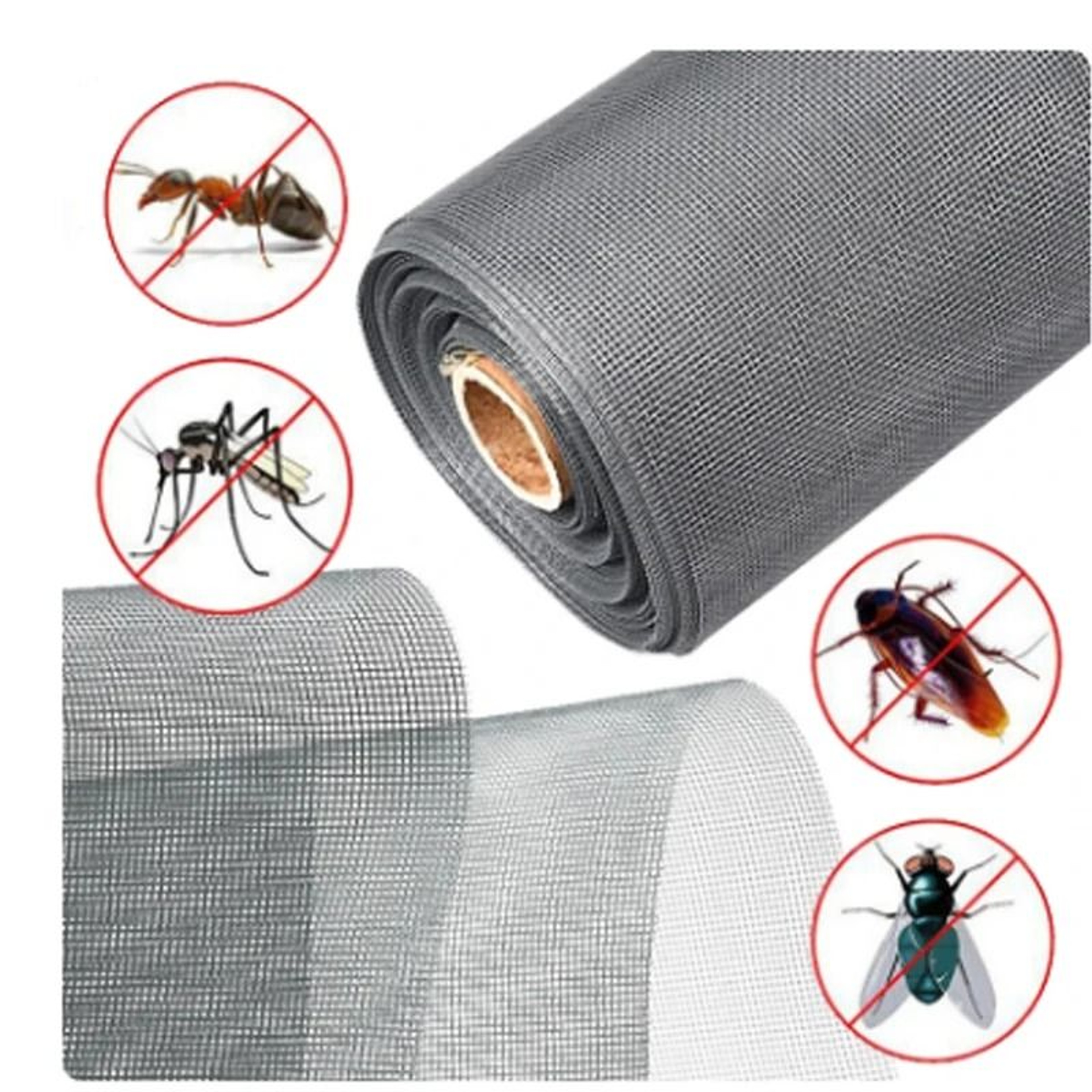 Custom Nano Mosquito Window Screen Keeps Bugs Out Fresh Air Flowing 4