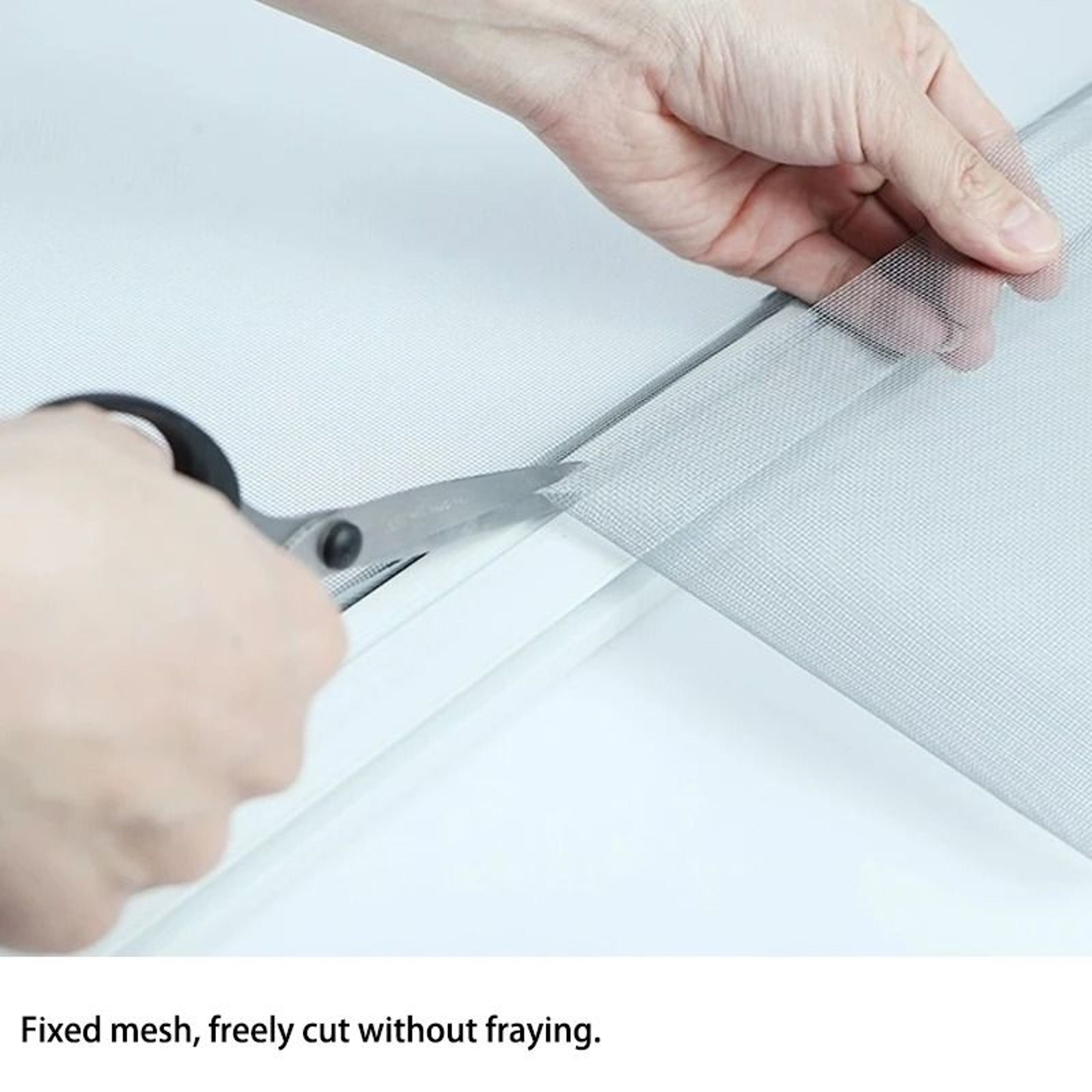 DIY Pet Proof Window Screen Mesh Keeps Bugs Out Air Flowing 5