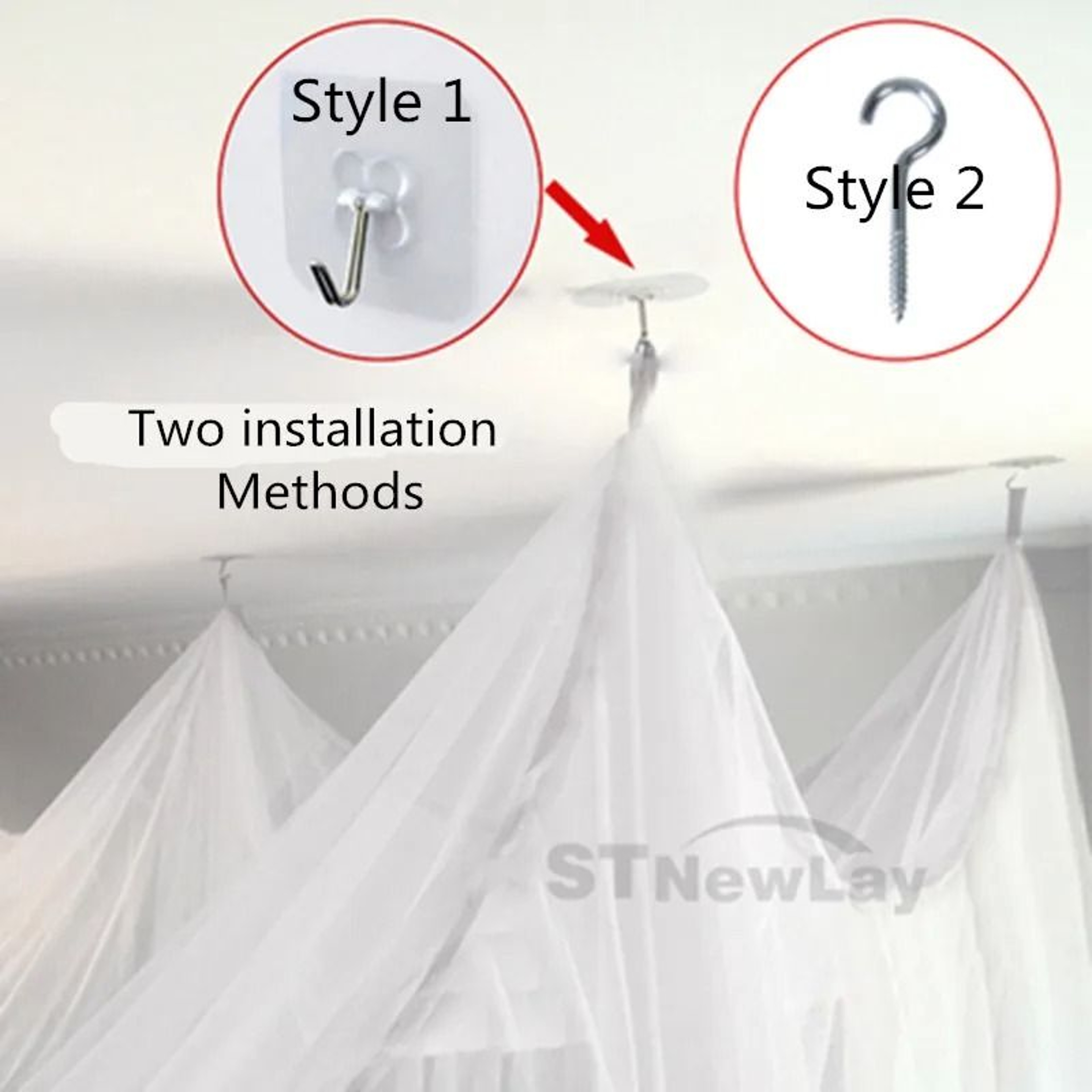 Four Door Palace Mosquito Bed Canopy Adds Elegant Breathable Insect Protection 4