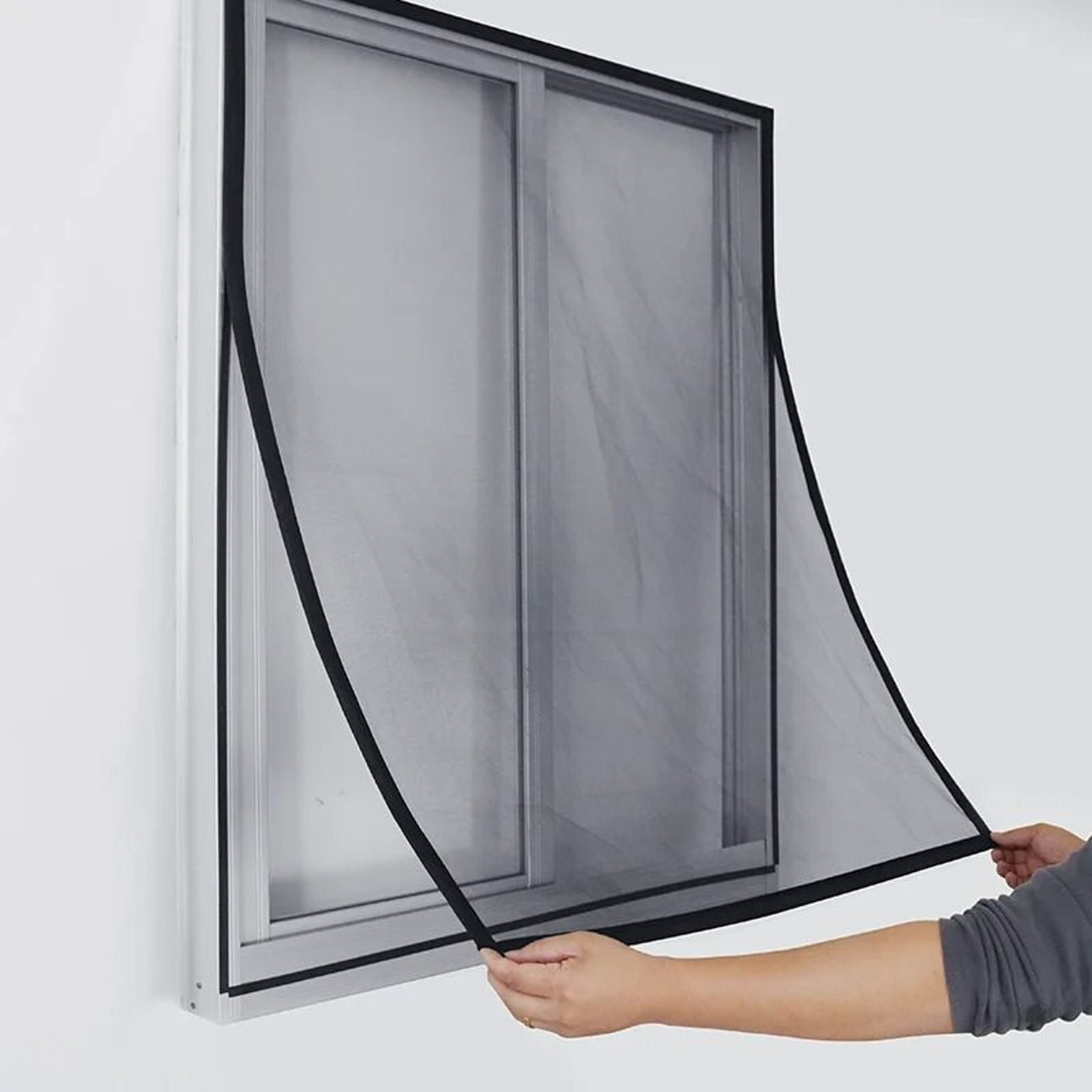 Custom Magnetic Mosquito Window Screen Keeps Bugs Out And Air Flowing 1