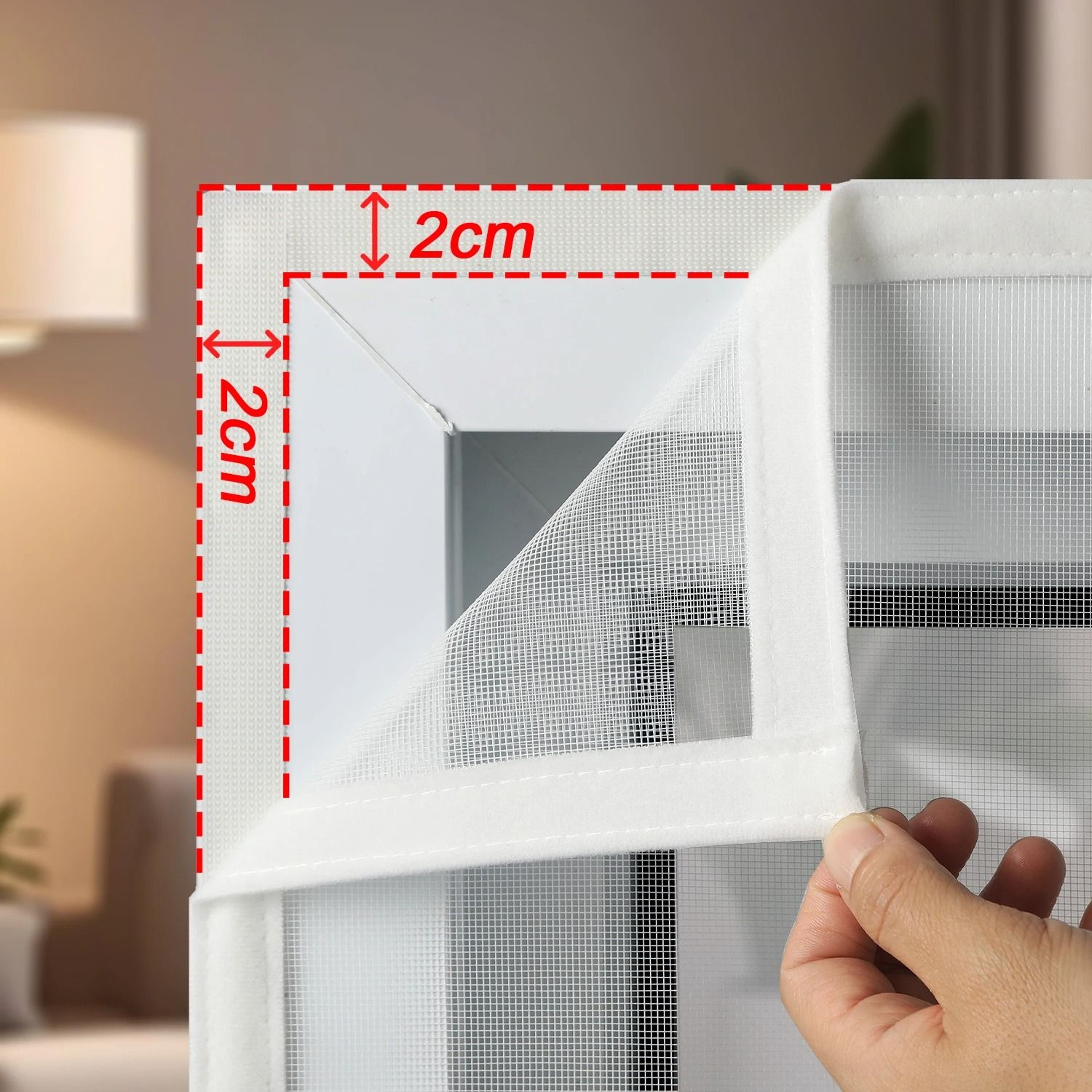 Self Adhesive Window Screen Blocks Mosquitoes While Keeping Fresh Air Flowing 4