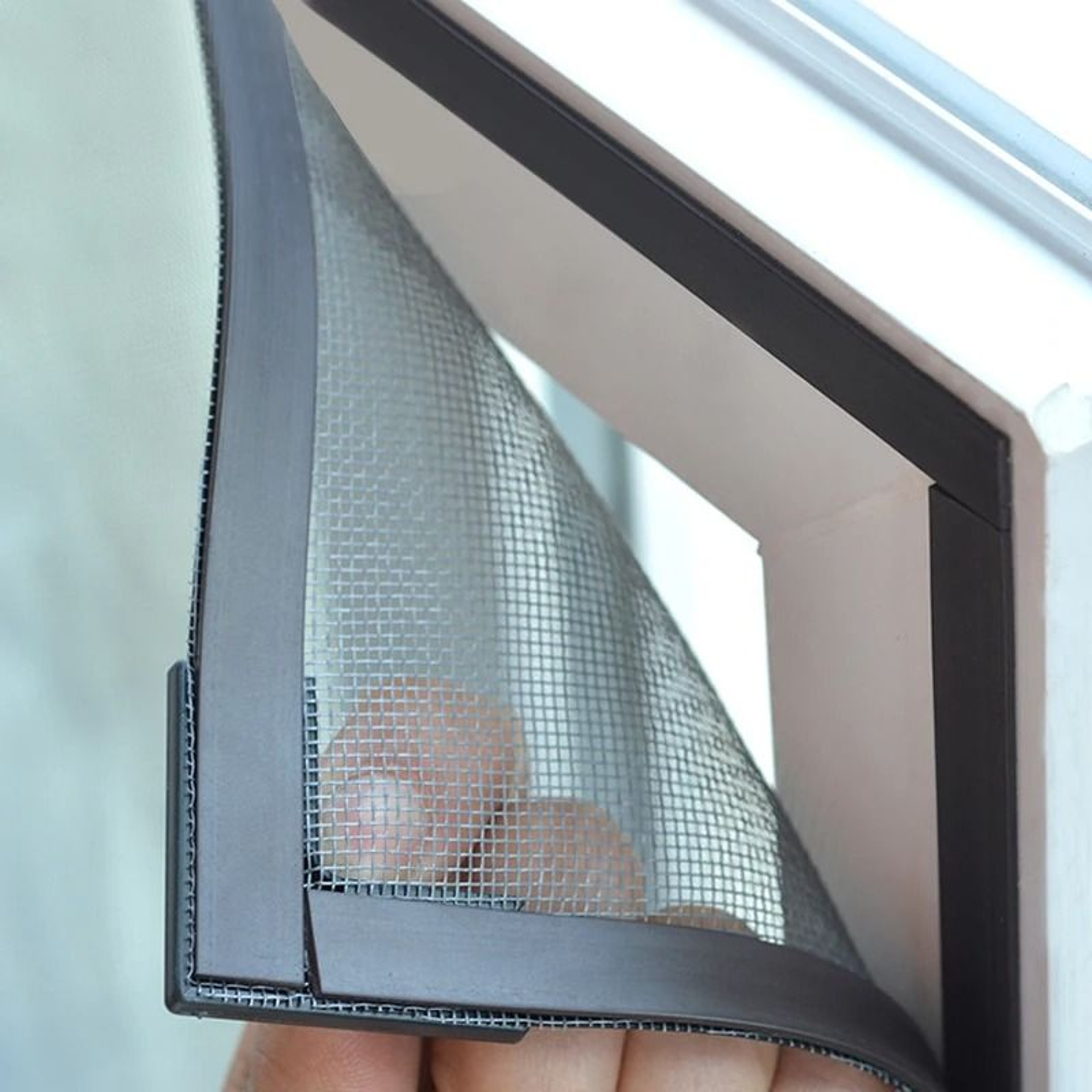 Custom Magnetic Mosquito Window Screen For Removable Washable Summer Insect Protection 3