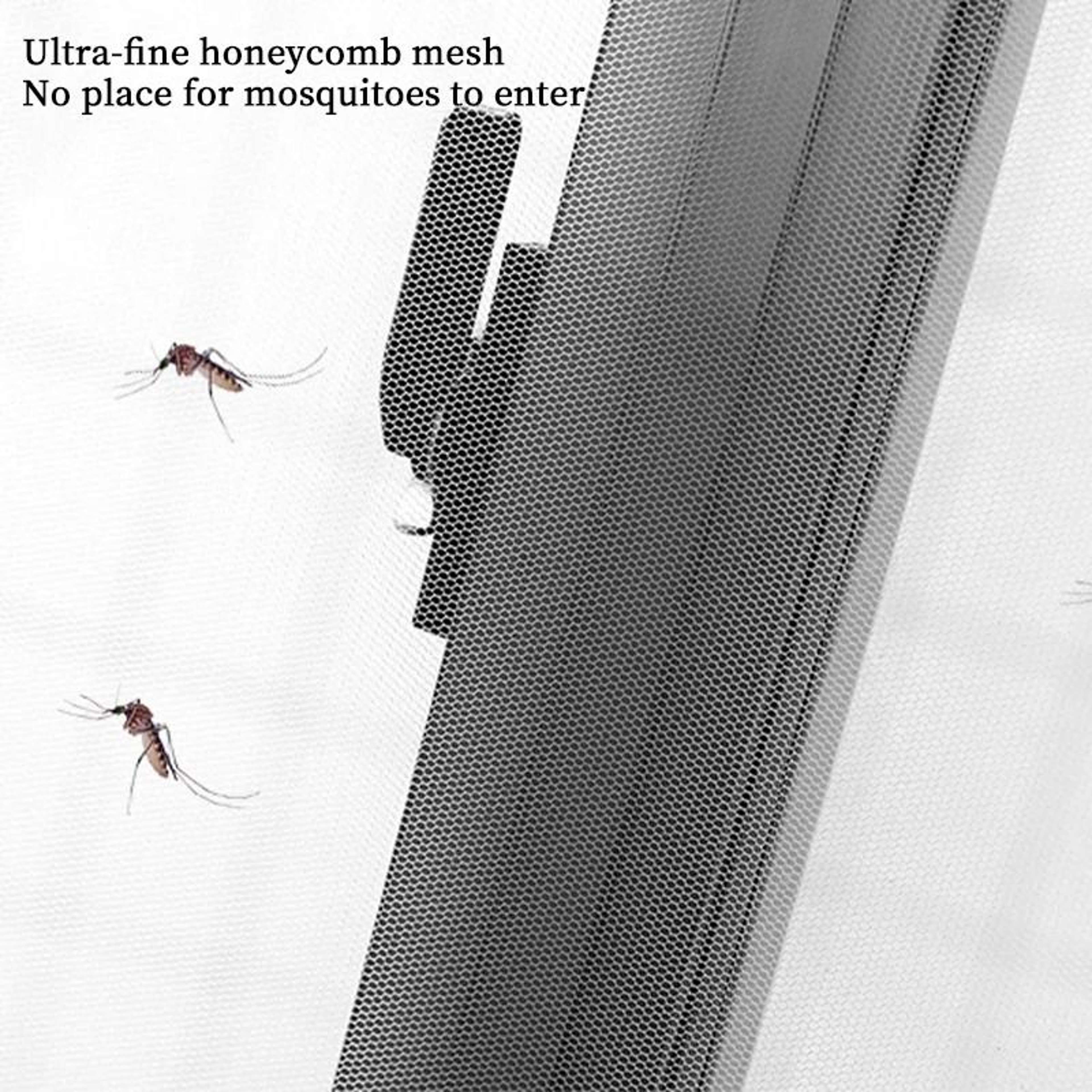 Custom Fit Self Adhesive Mosquito Window Screen For Fresh Air Protection 5