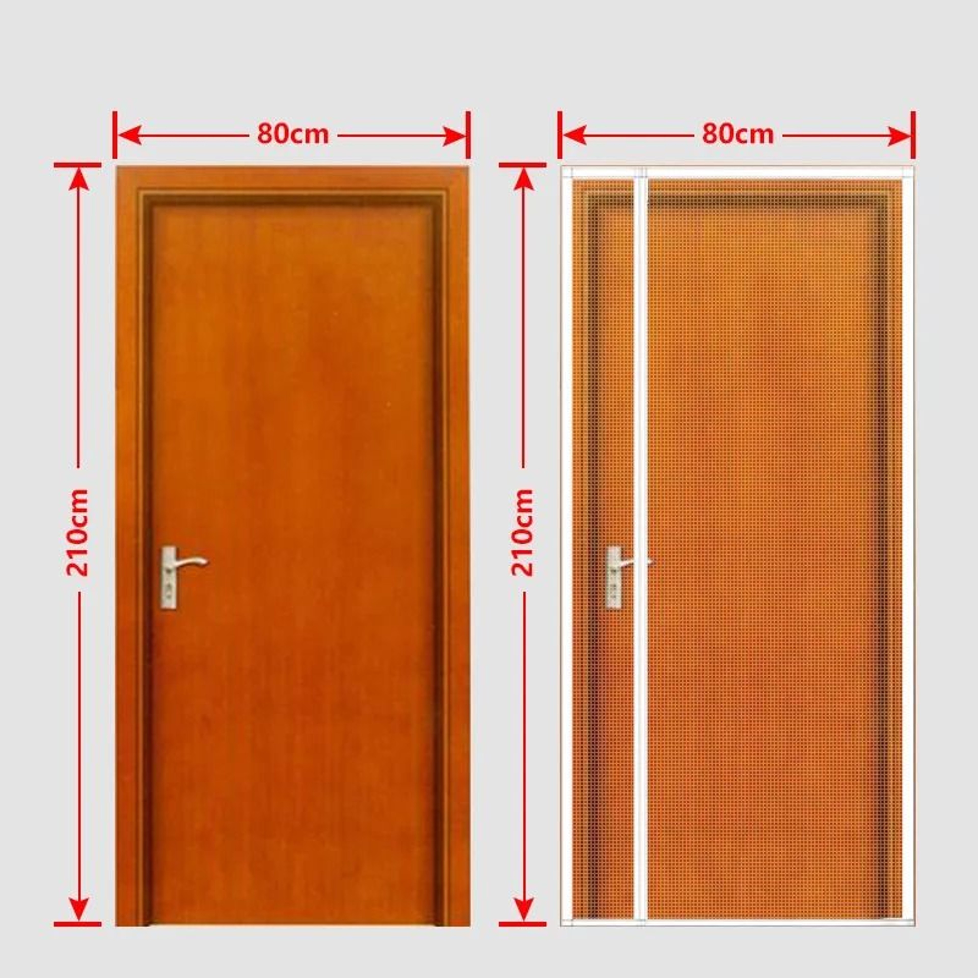 Custom White Magnetic Screen Door For Side Opening Mosquito Protection Comfort 1