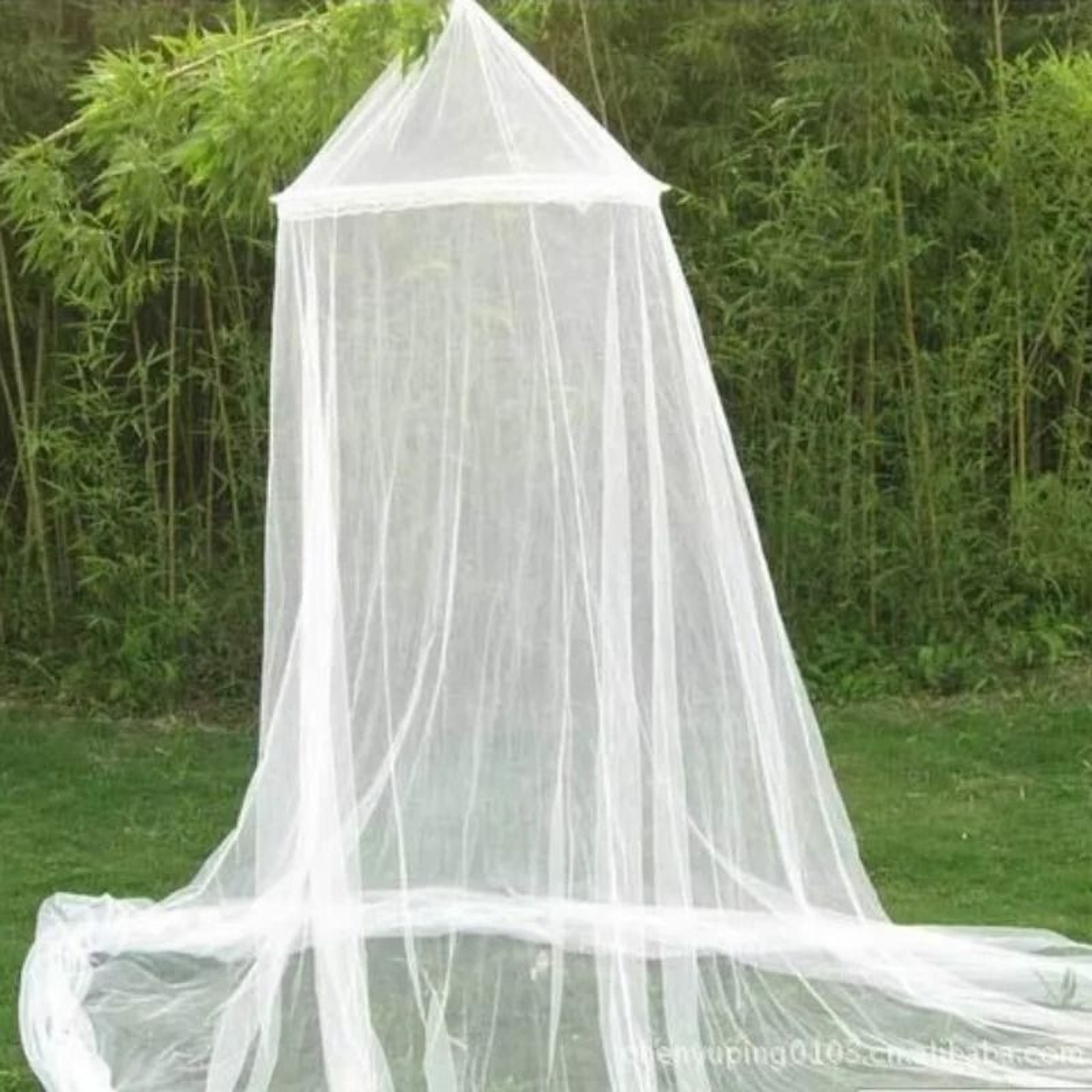 Elegant Hanging Dome Mosquito Net Bed Canopy For Peaceful Summer Sleep 2