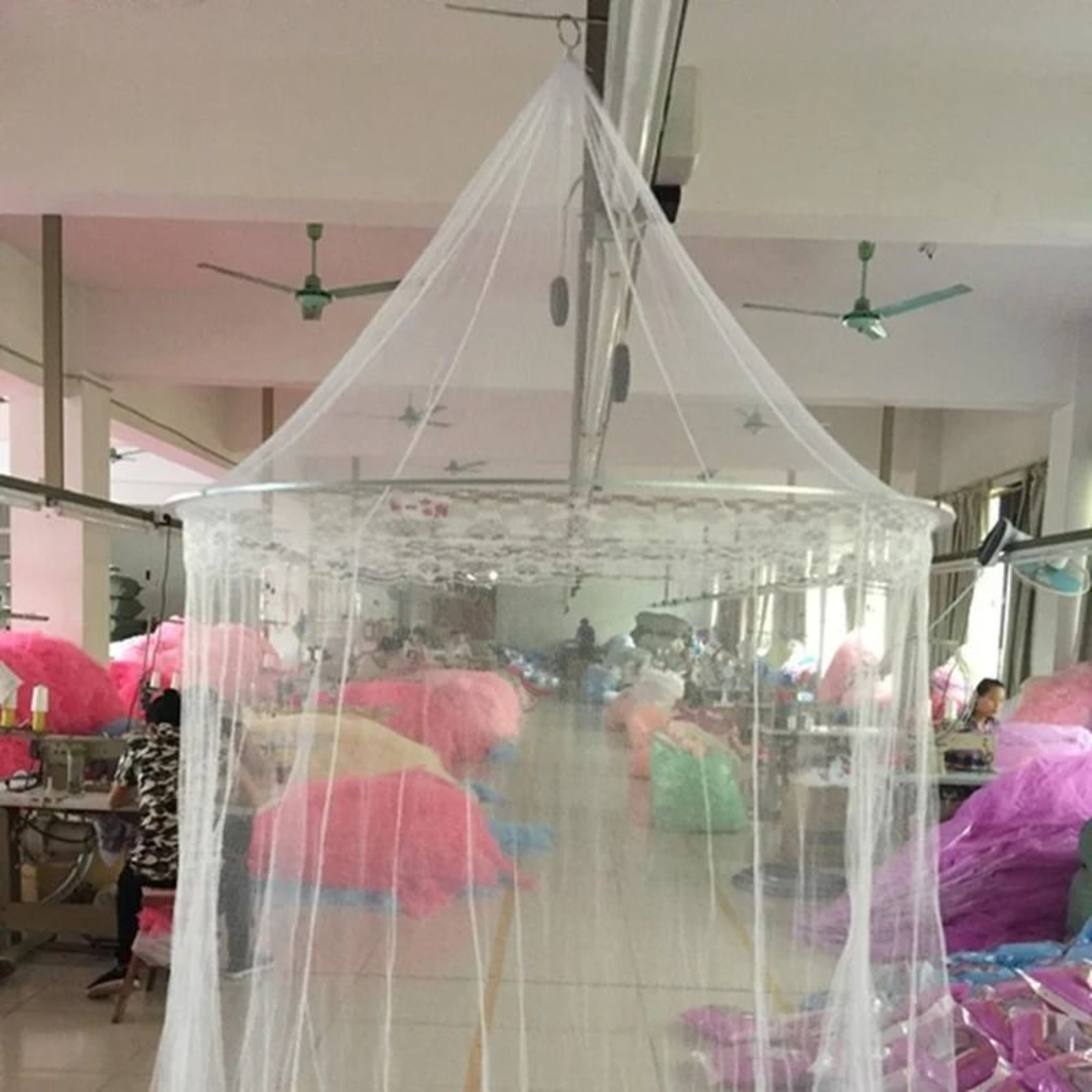 Elegant Hanging Dome Mosquito Net Bed Canopy For Peaceful Summer Sleep 7