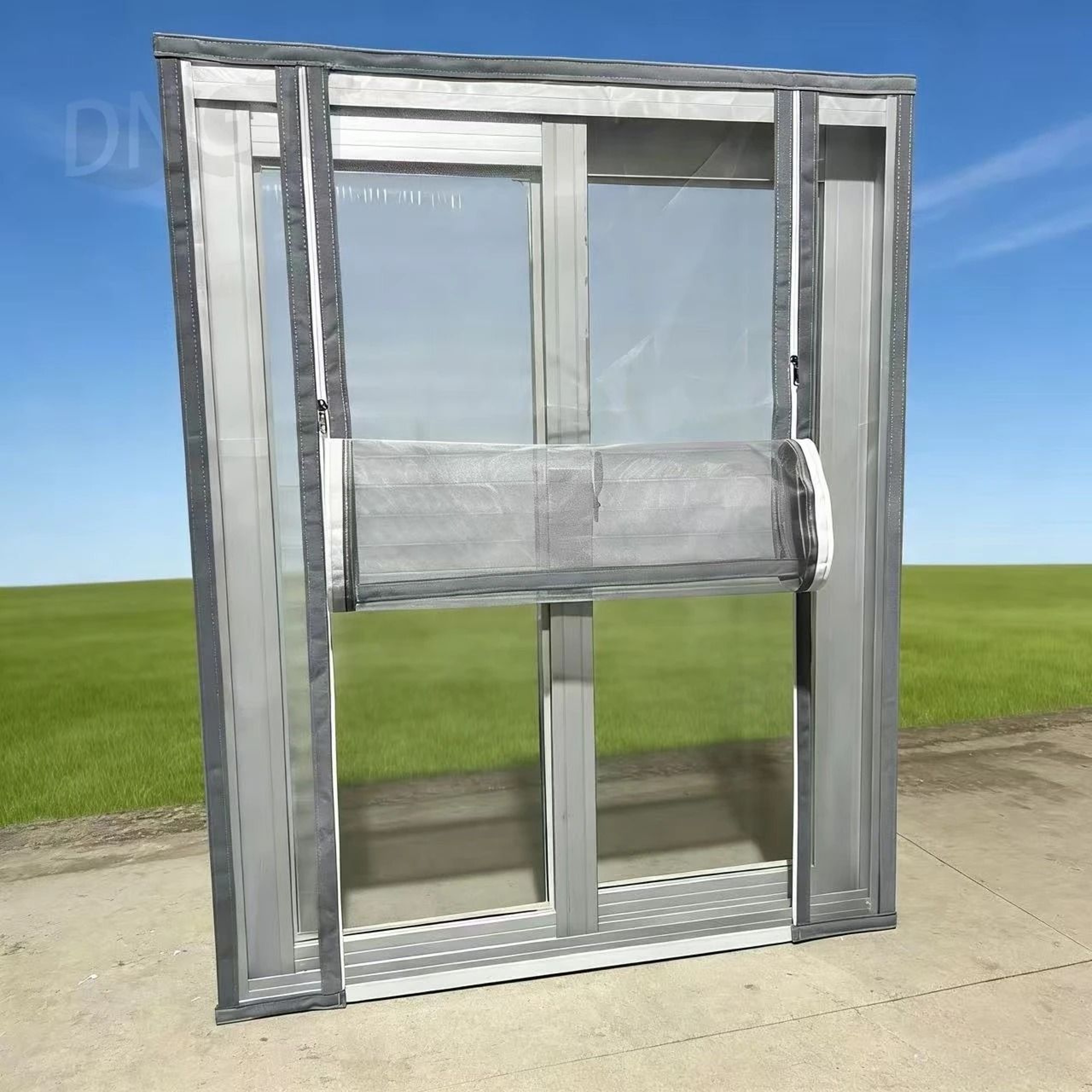 Zipper Mosquito Window Screen Mesh For Easy Breathable Insect Protection Home 1